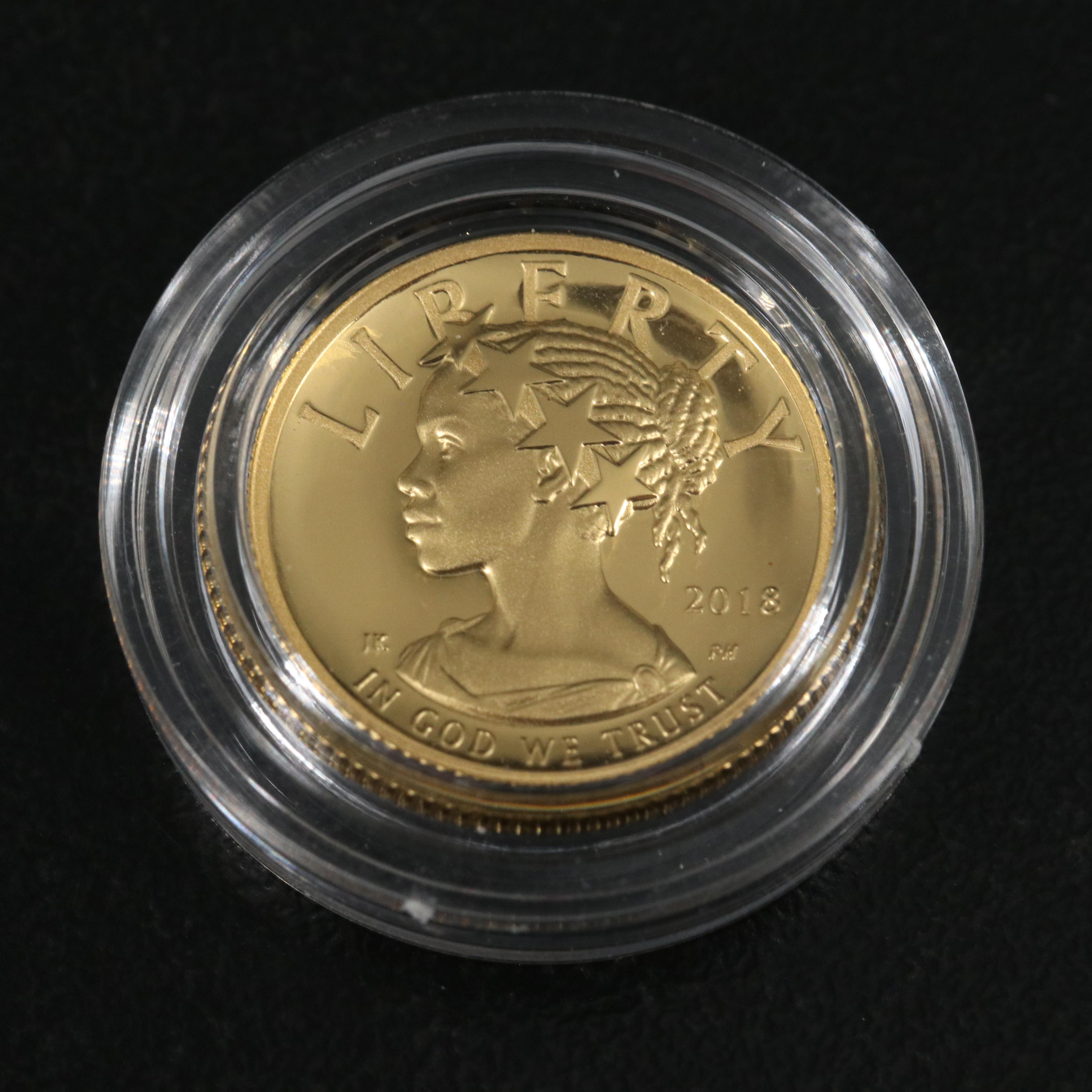 2018-W American Liberty 1/10th Oz. $10 Gold Proof Coin