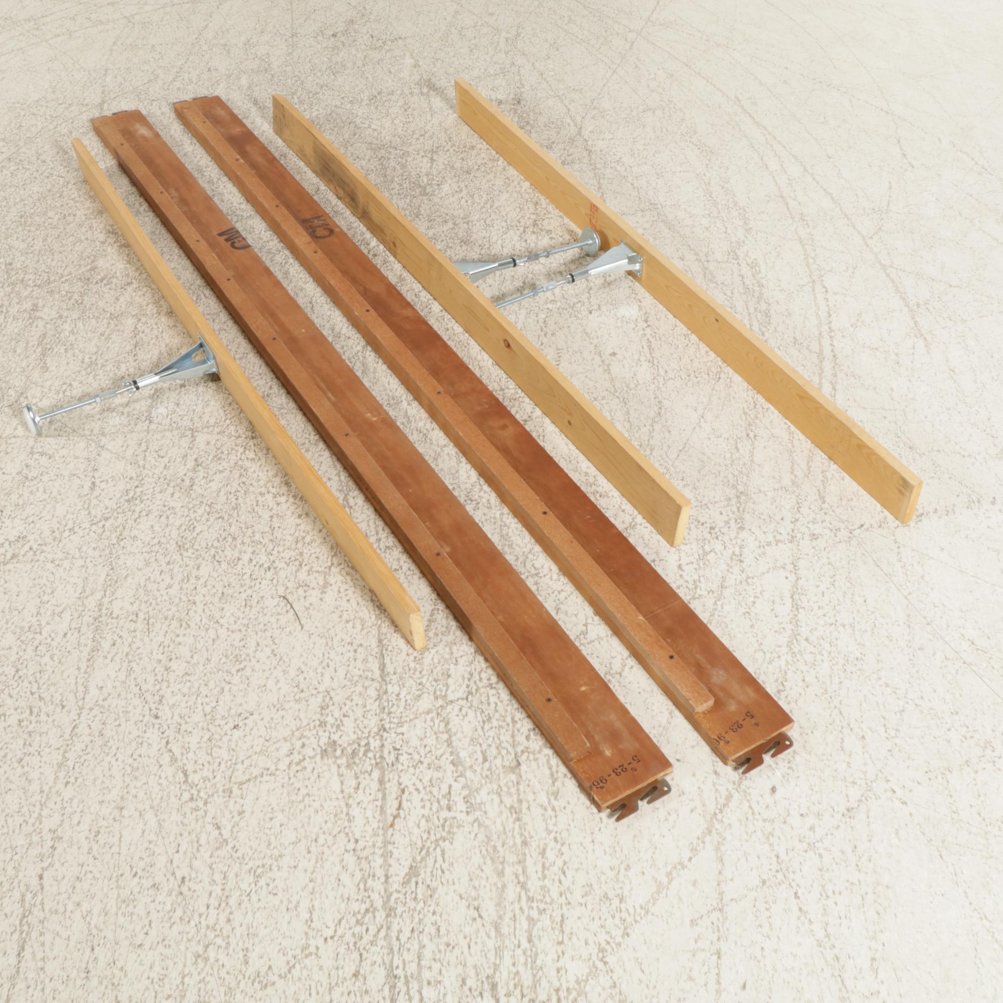 Rice Planter Mahogany Four Poster Queen Size Bed Frame