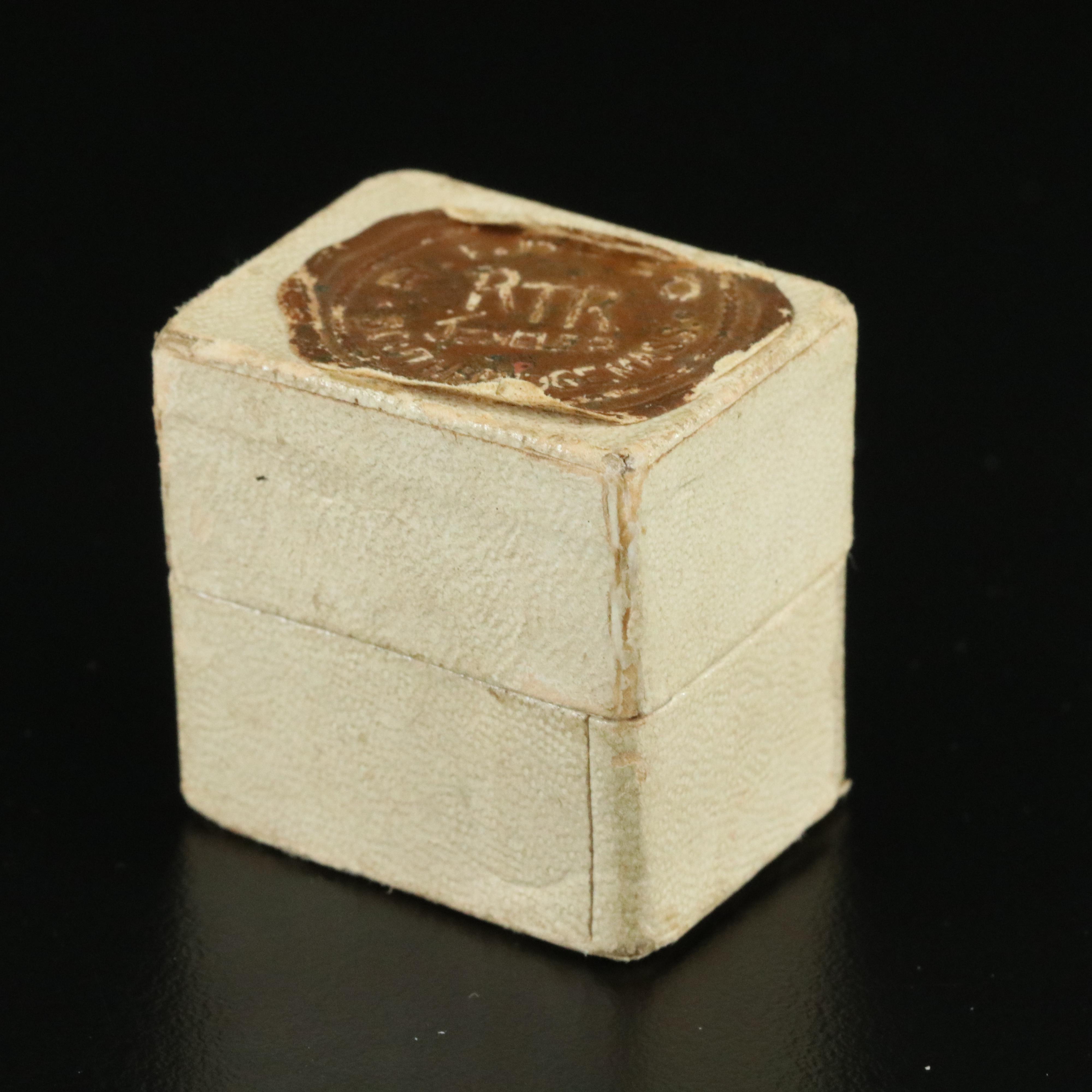 1956 10K Spinel and Mother-of-Pearl Oxford Class Ring