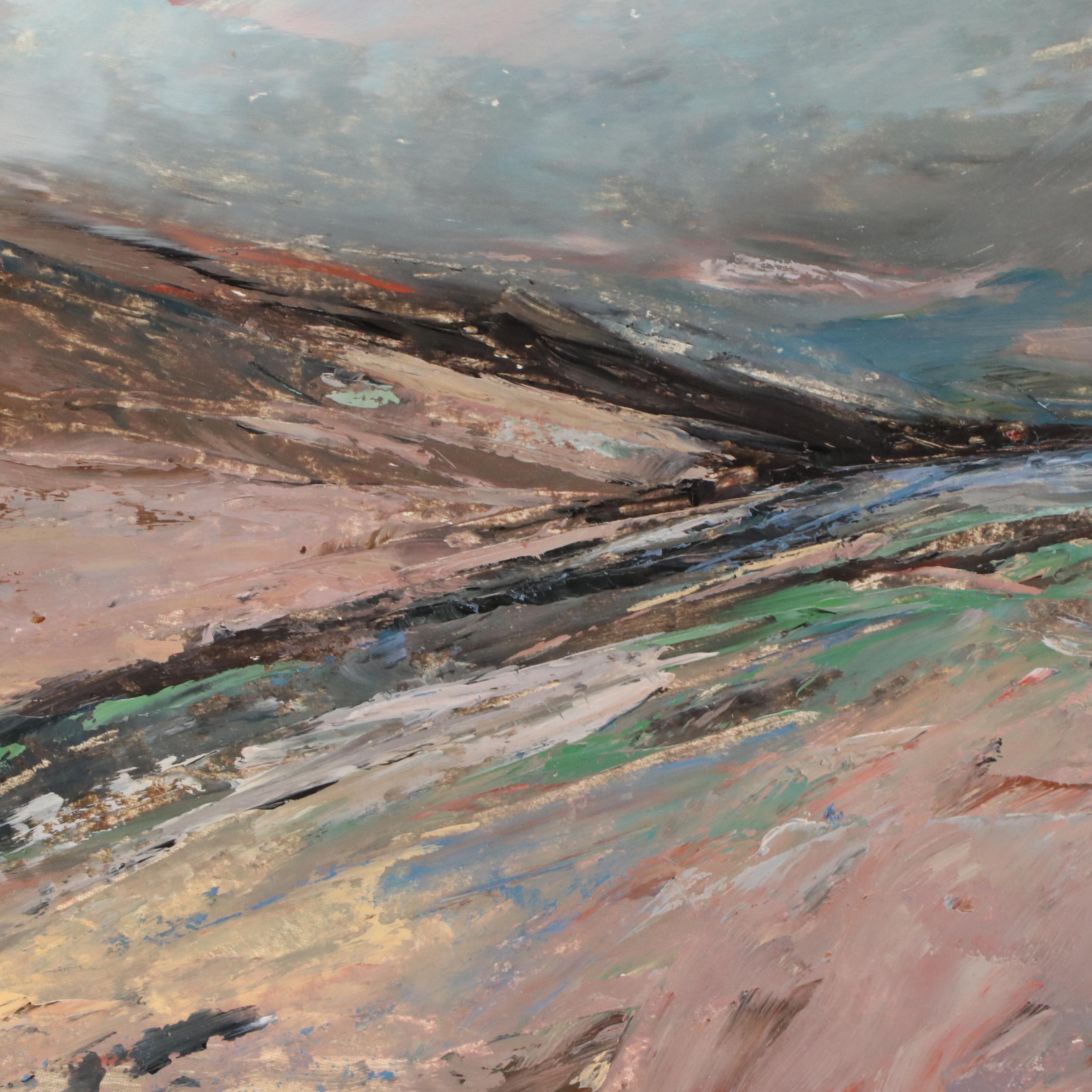 Rebecca Manns Landscape Oil Painting "The Gift of Rain," 2025