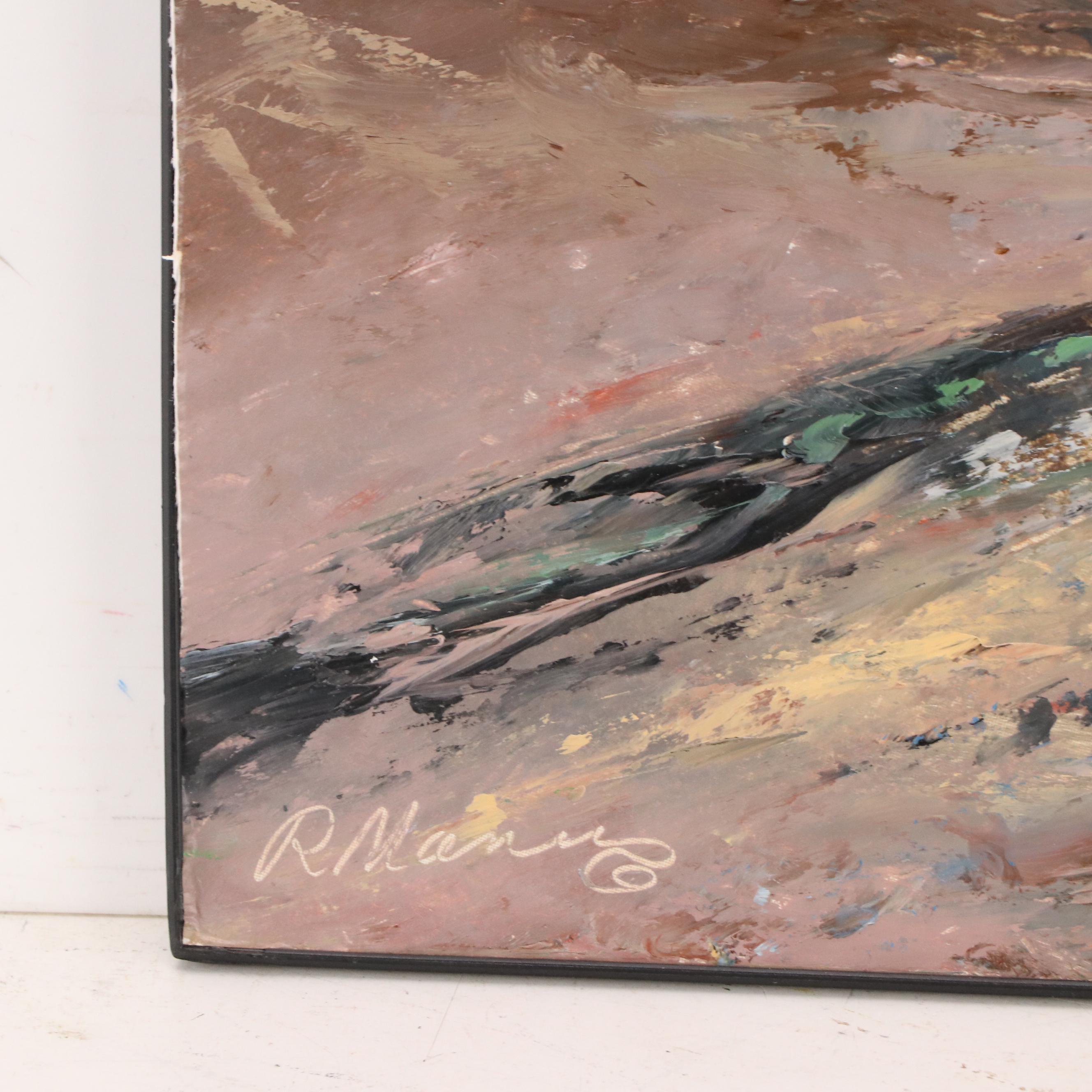 Rebecca Manns Landscape Oil Painting "The Gift of Rain," 2025