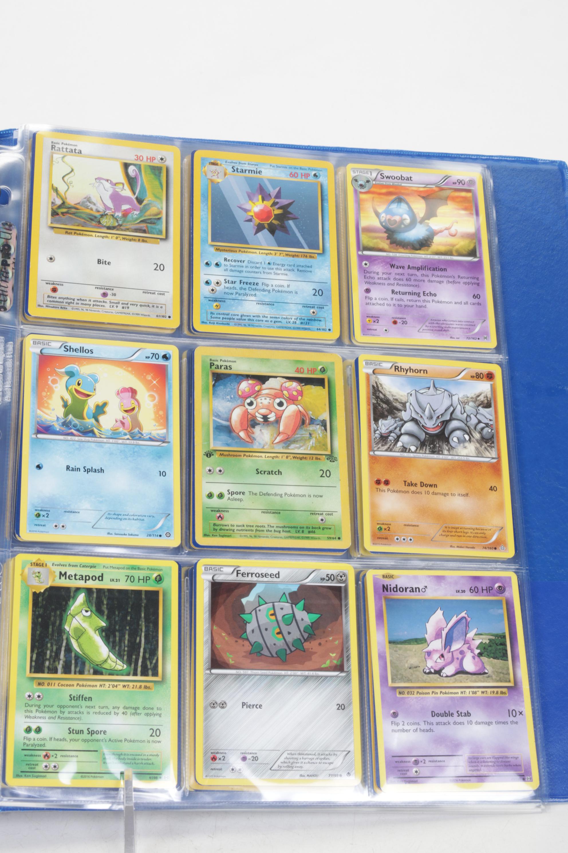 Pokémon Card Collection Featuring Base Set with Modern Reprints