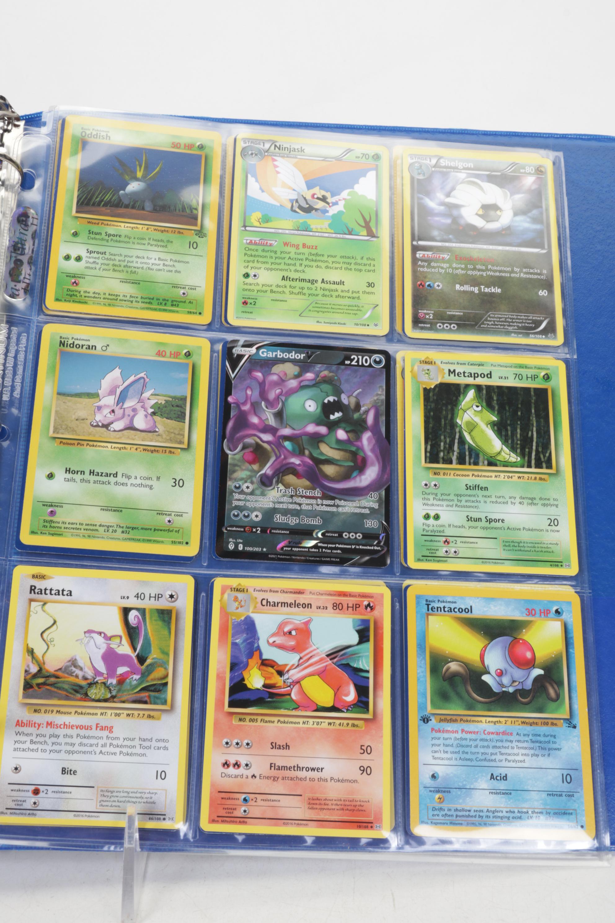 Pokémon Card Collection Featuring Base Set with Modern Reprints