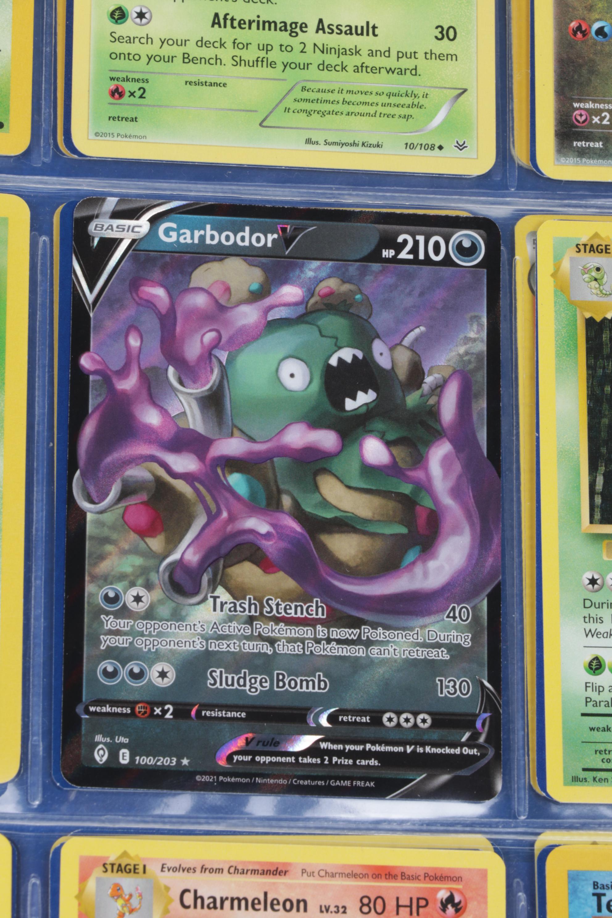 Pokémon Card Collection Featuring Base Set with Modern Reprints