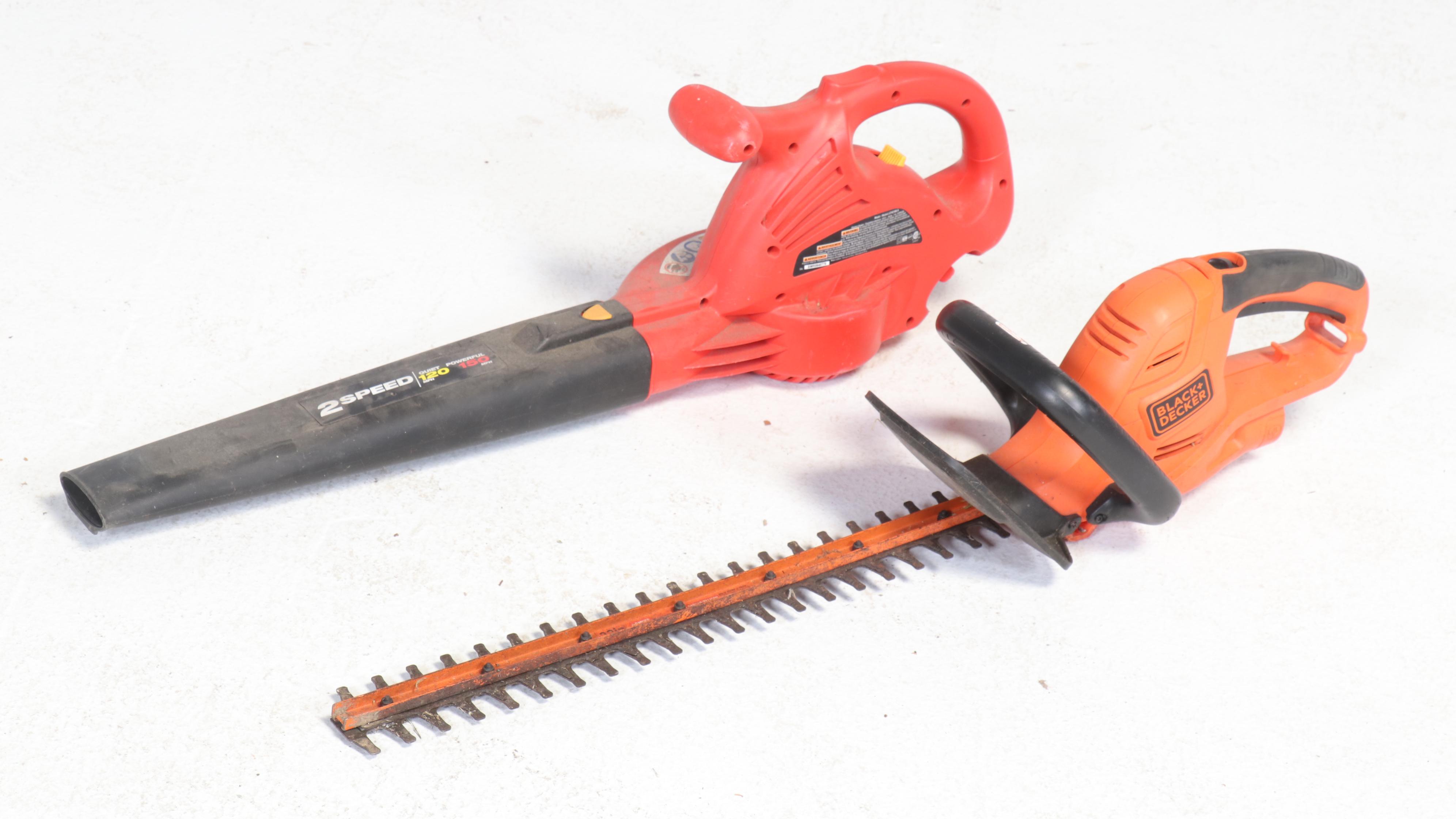Hedge Trimmer, Leaf Blower, Rakes and Seeder, More Outdoor Tools
