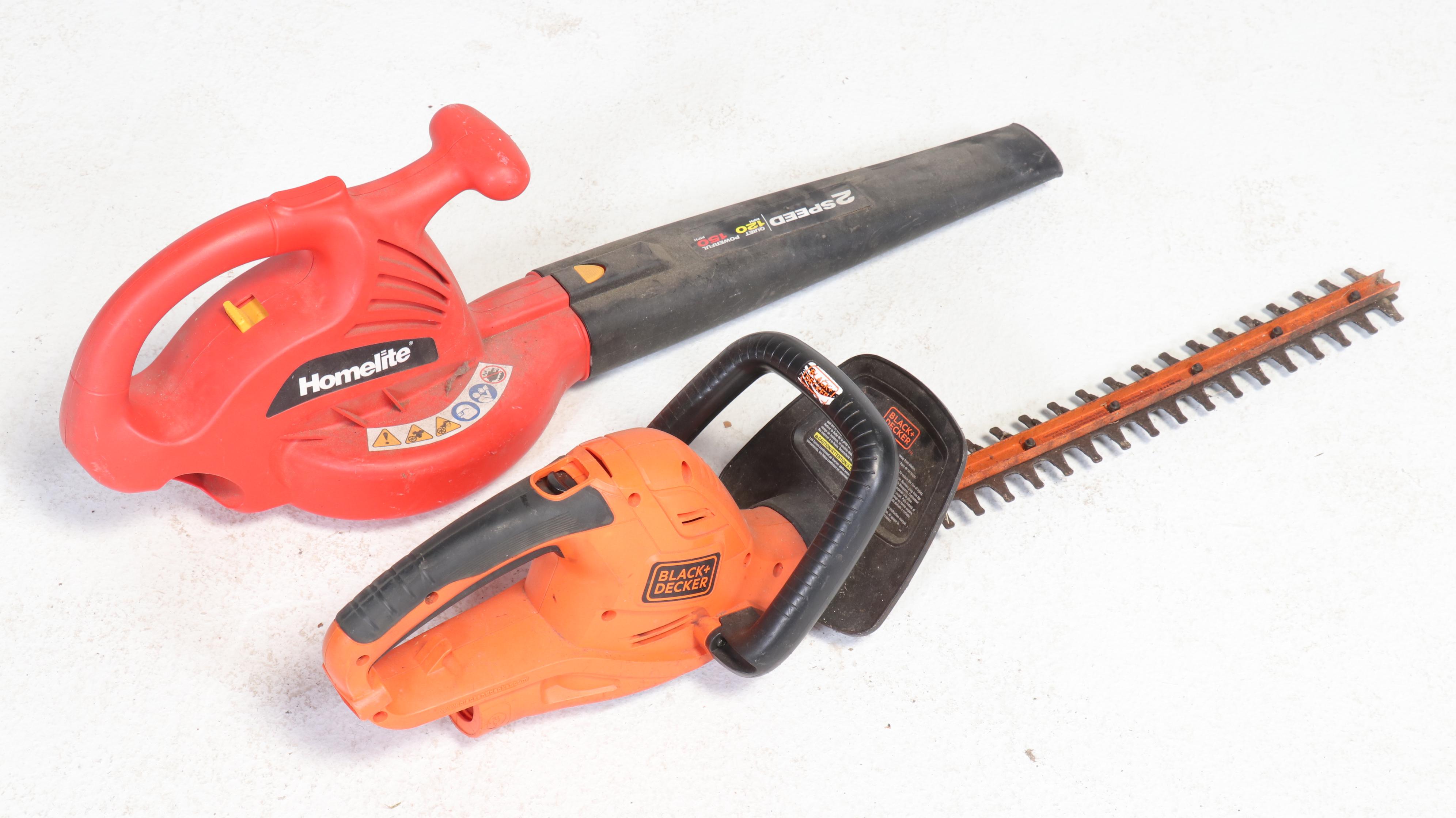 Hedge Trimmer, Leaf Blower, Rakes and Seeder, More Outdoor Tools