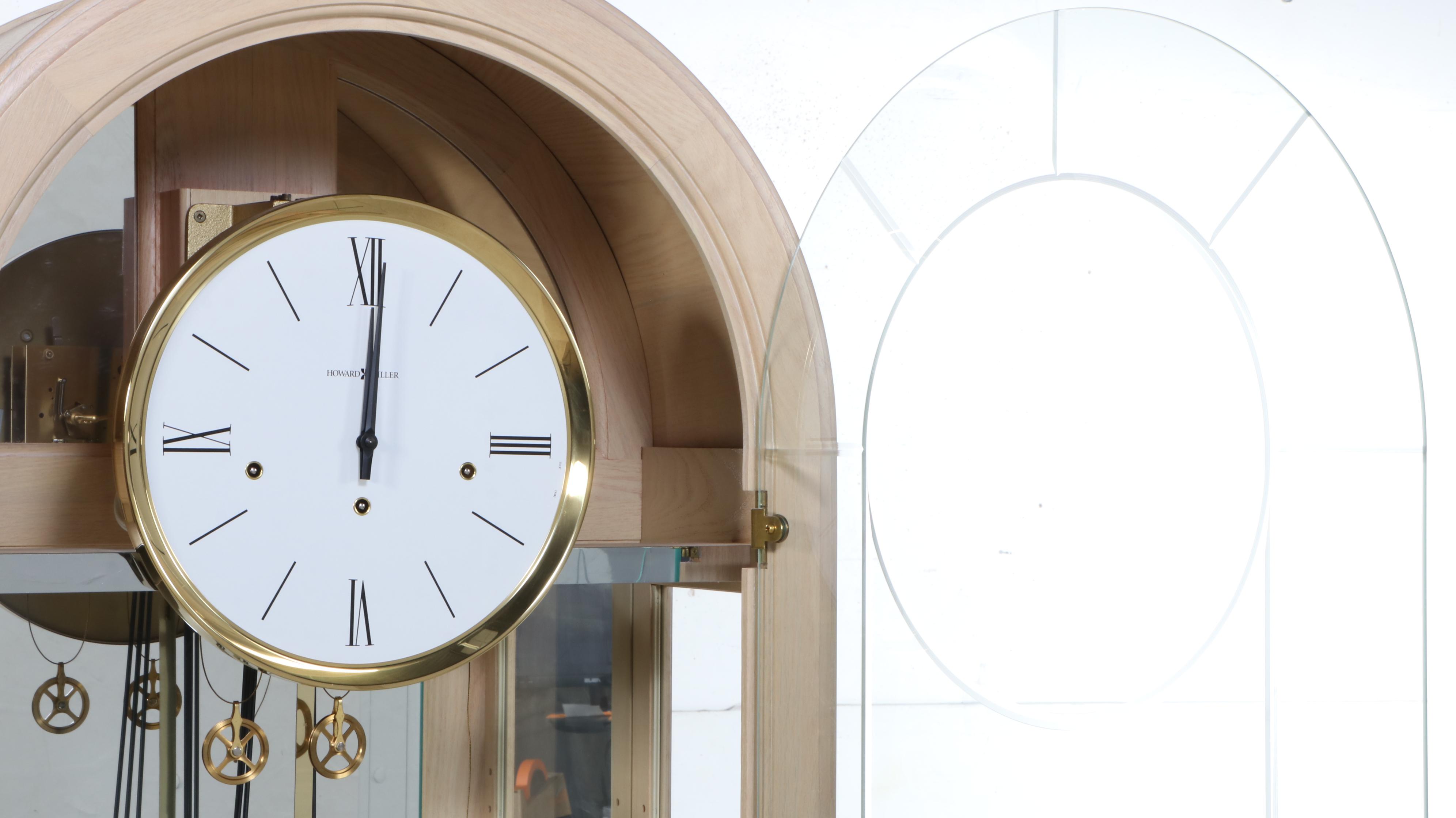 Howard Miller Curio Cabinet Grandfather Clock