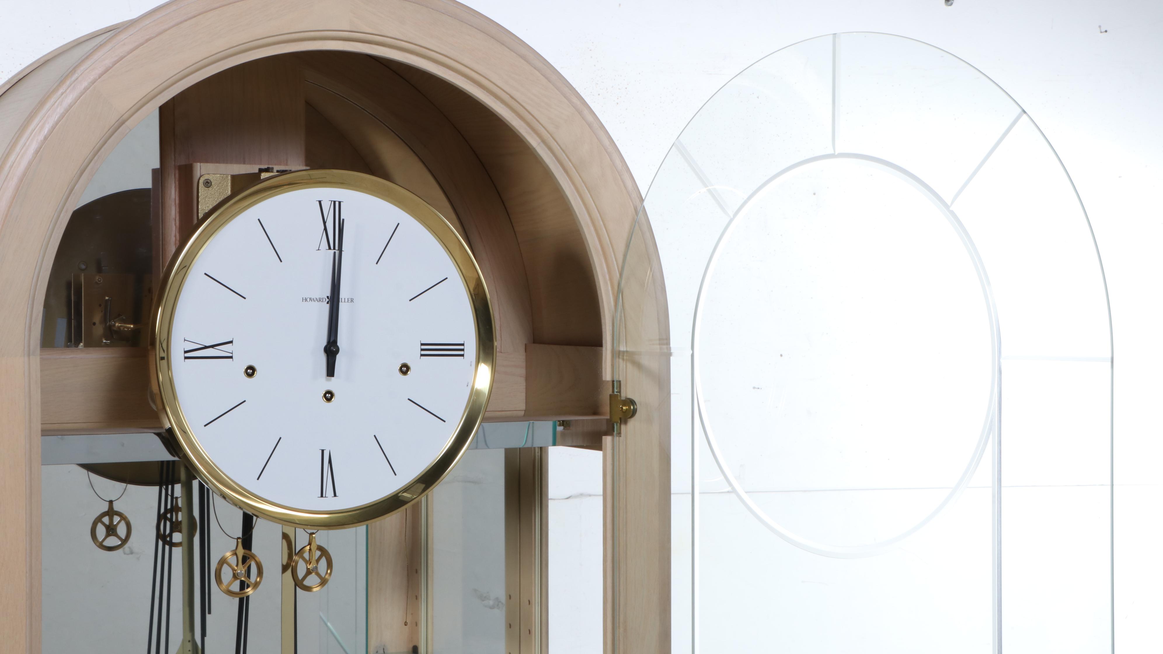 Howard Miller Curio Cabinet Grandfather Clock