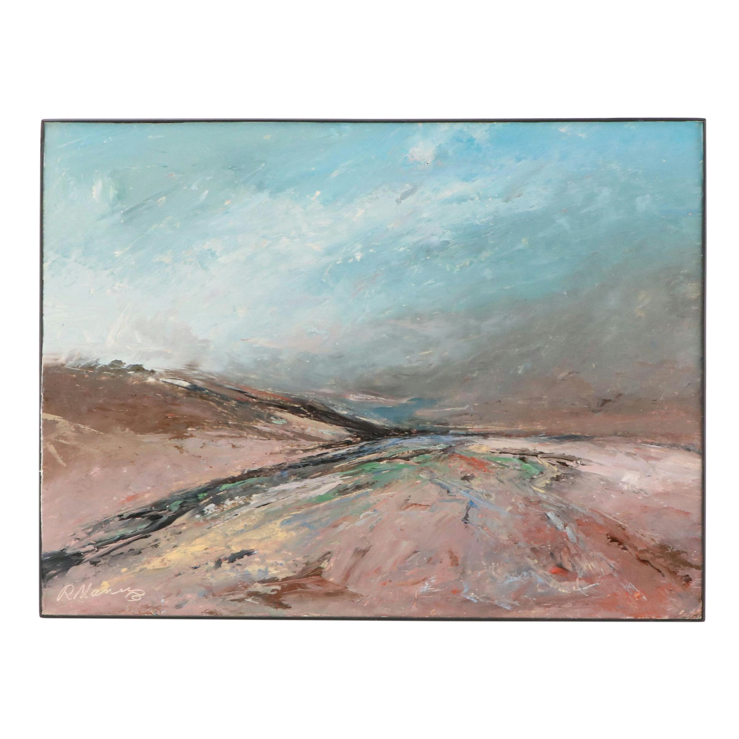 Rebecca Manns Landscape Oil Painting "The Gift of Rain," 2025