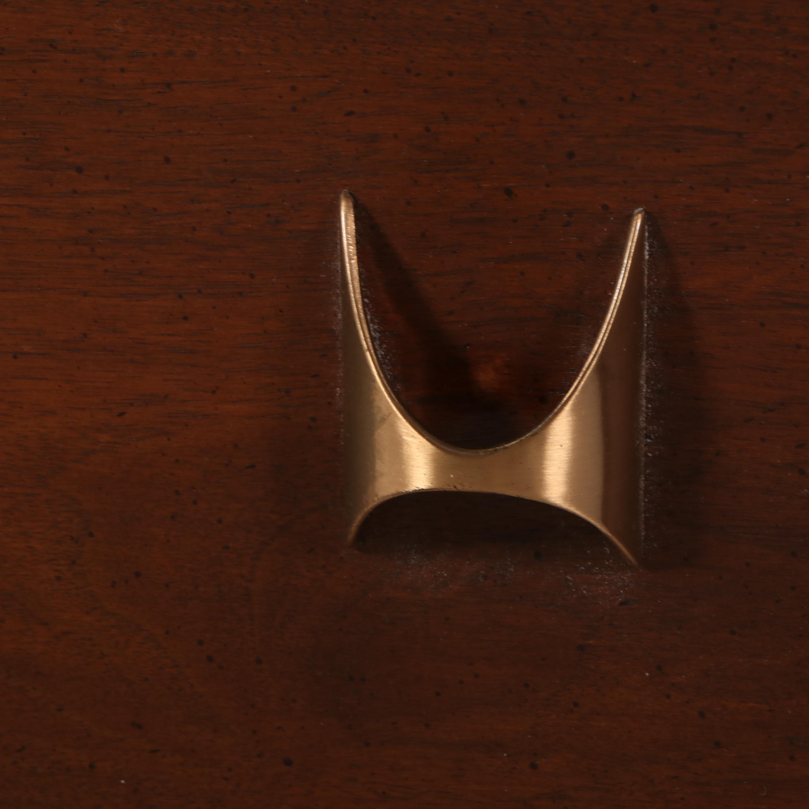 Broyhill Premiere Mid Century Modern Style "Brasilia" Walnut Wardrobe