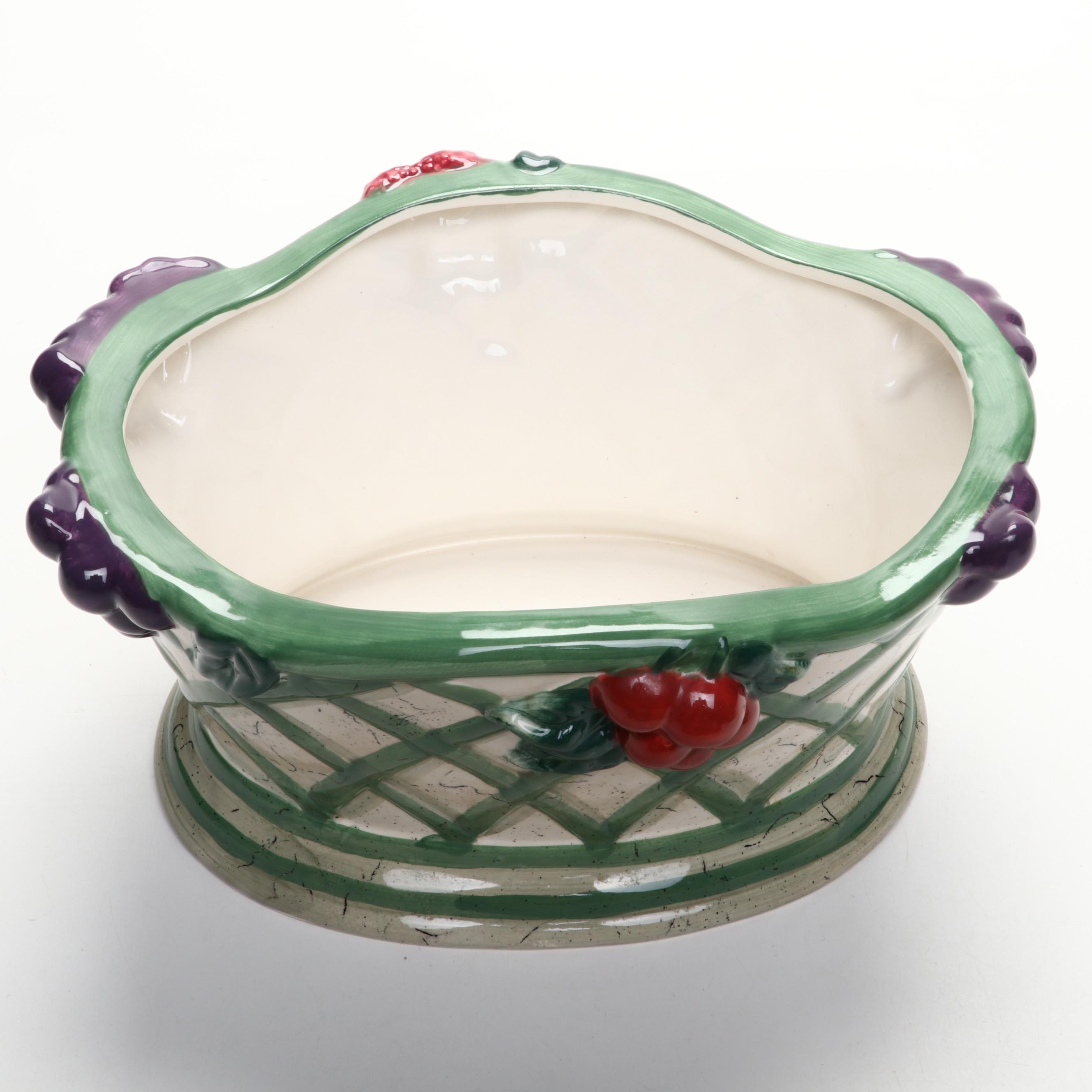 Raymond Waites "Cornucopia" Tableware with Other Ceramic Cookie Jar