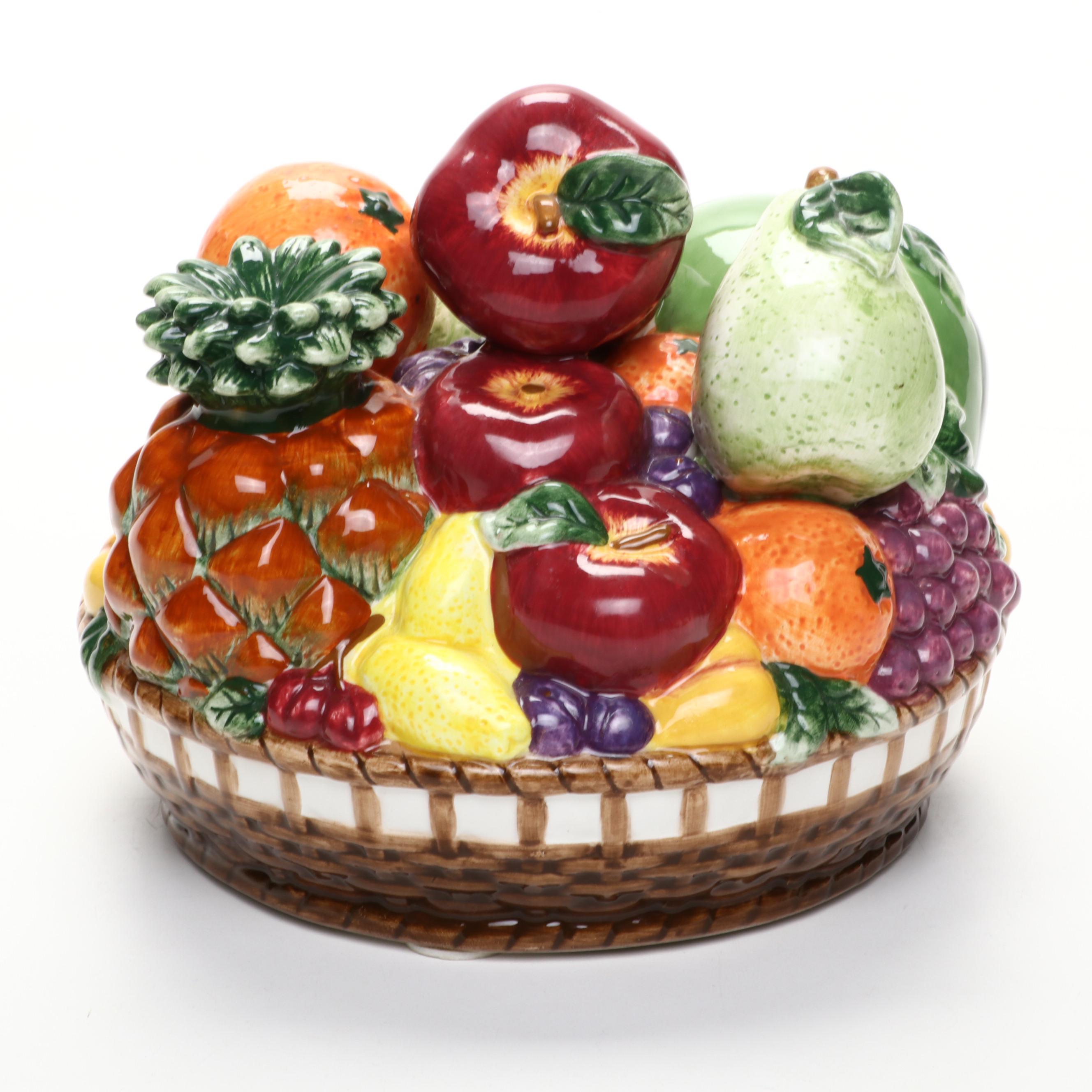 Raymond Waites "Cornucopia" Tableware with Other Ceramic Cookie Jar