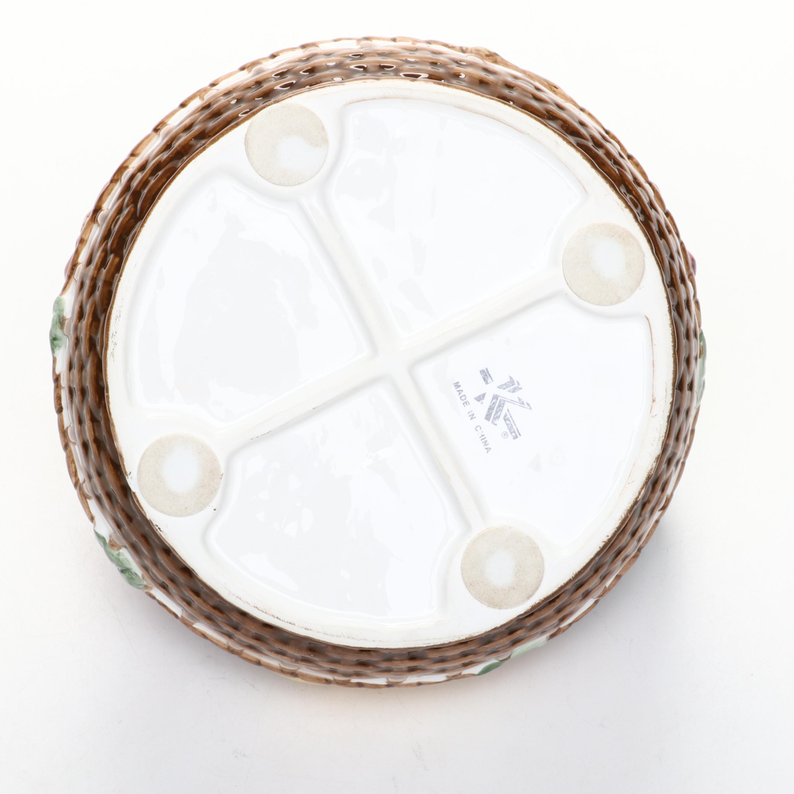 Raymond Waites "Cornucopia" Tableware with Other Ceramic Cookie Jar