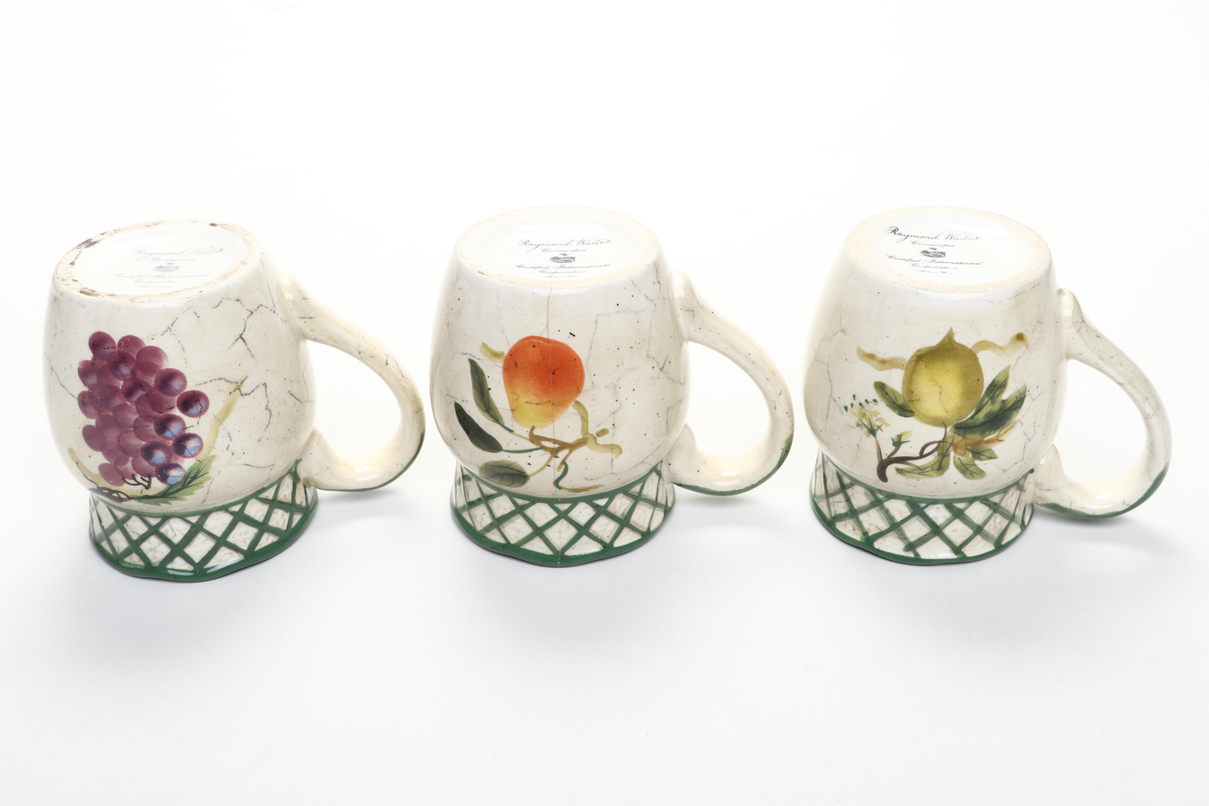 Raymond Waites "Cornucopia" Tableware with Other Ceramic Cookie Jar