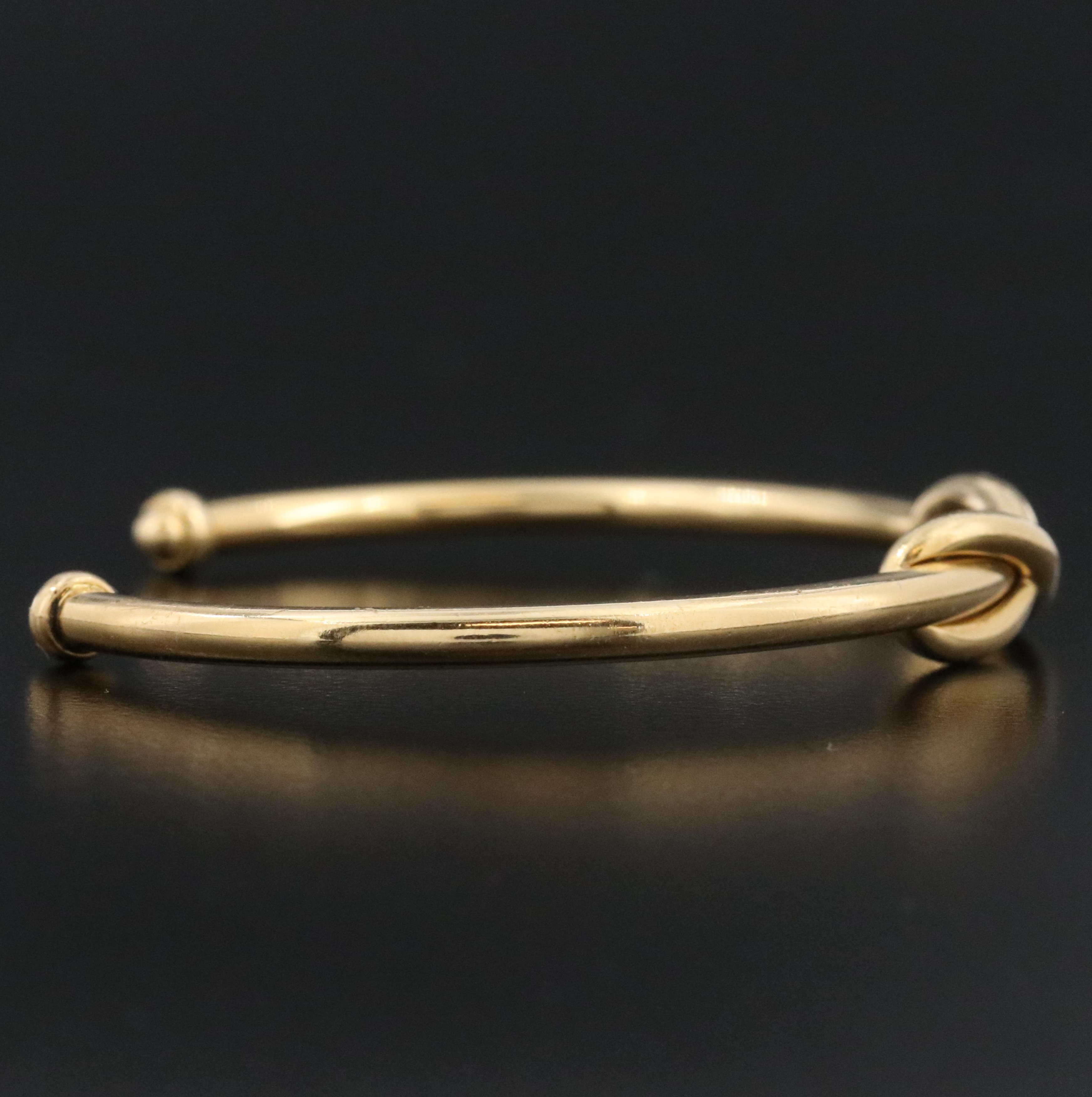Tiffany & Co. 18K Infinity Cuff Bracelet