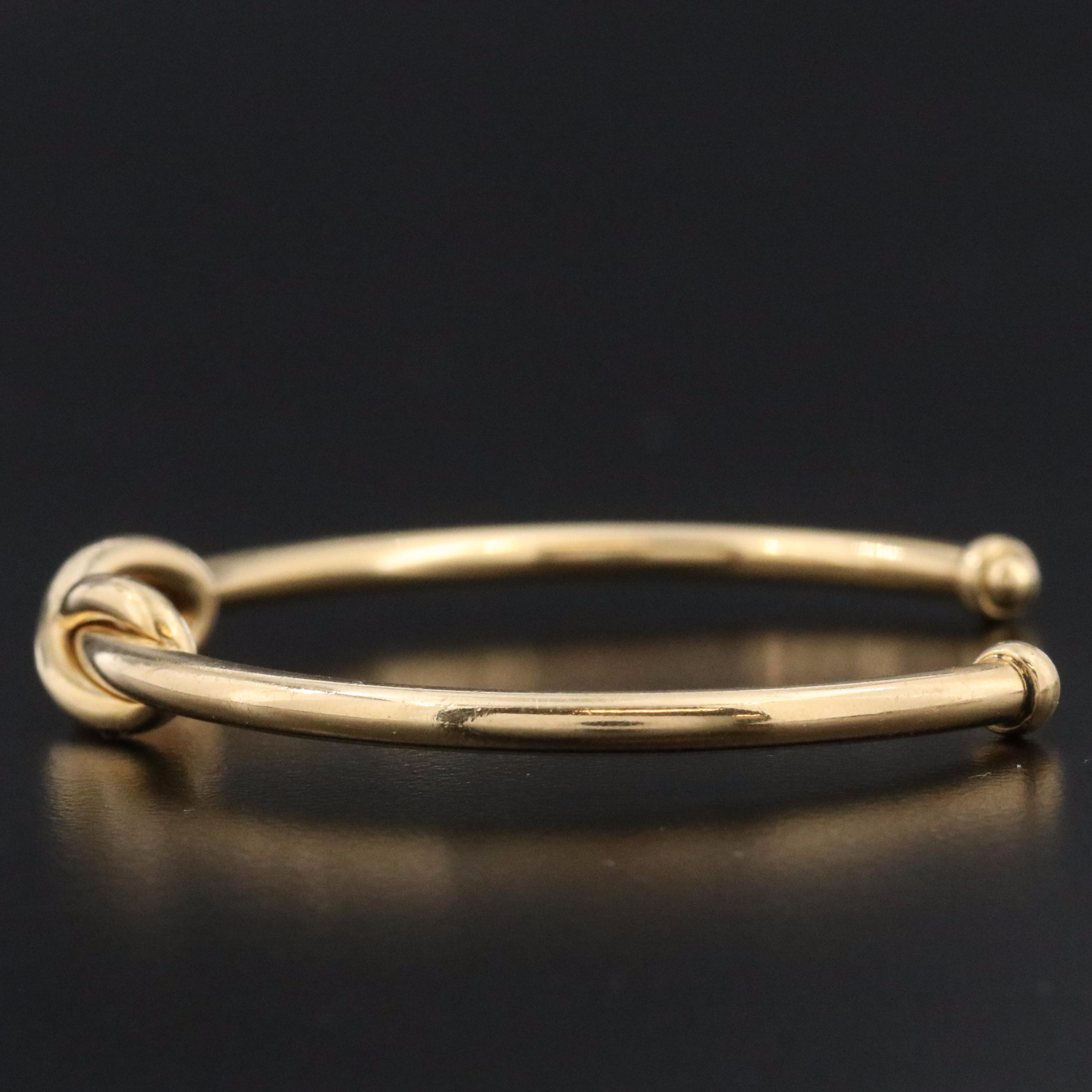 Tiffany & Co. 18K Infinity Cuff Bracelet