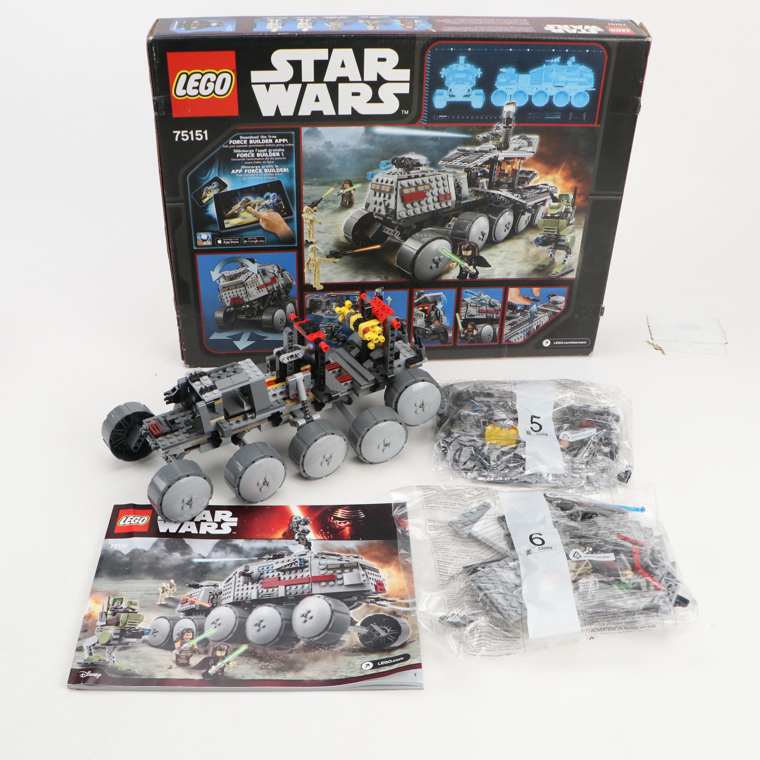 LEGO Star Wars Clone Turbo Tank, Imperial Shuttle Tydirium and Action Figures
