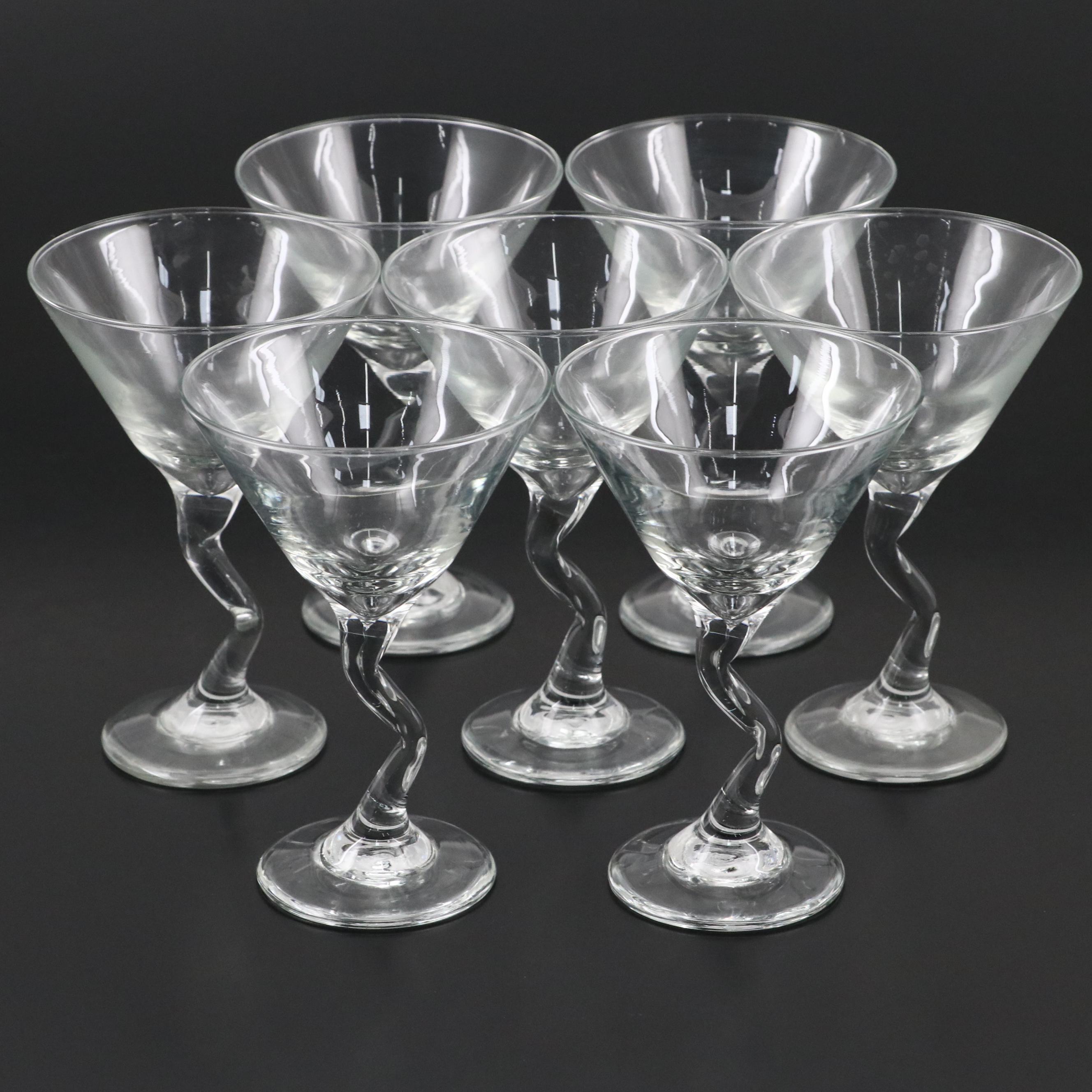 Libbey "Z Stem" Martini Glasses