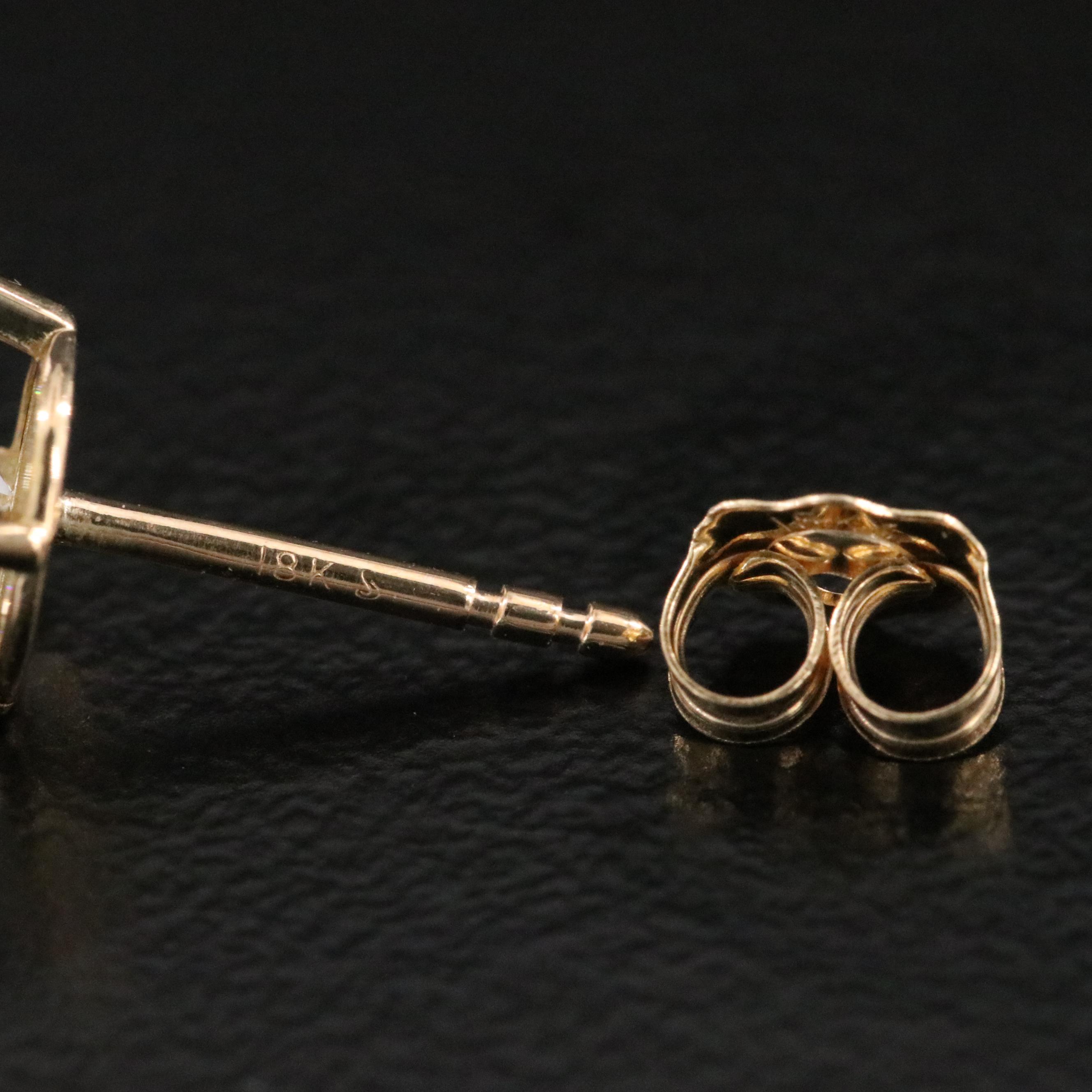 18K 3.29 CTW Lab Grown Diamond Stud Earrings with IGI Reports