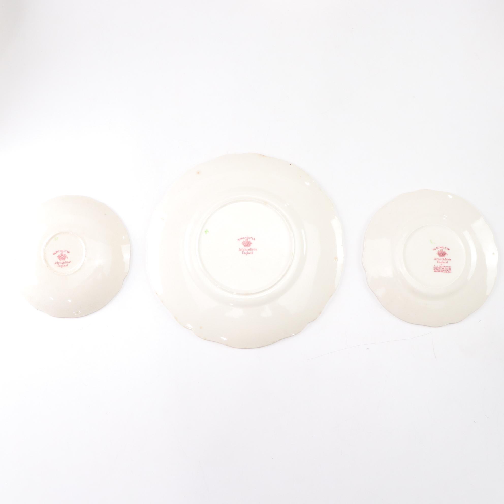 Johnson Bros. "Dorchester" Plates, Teacups & More