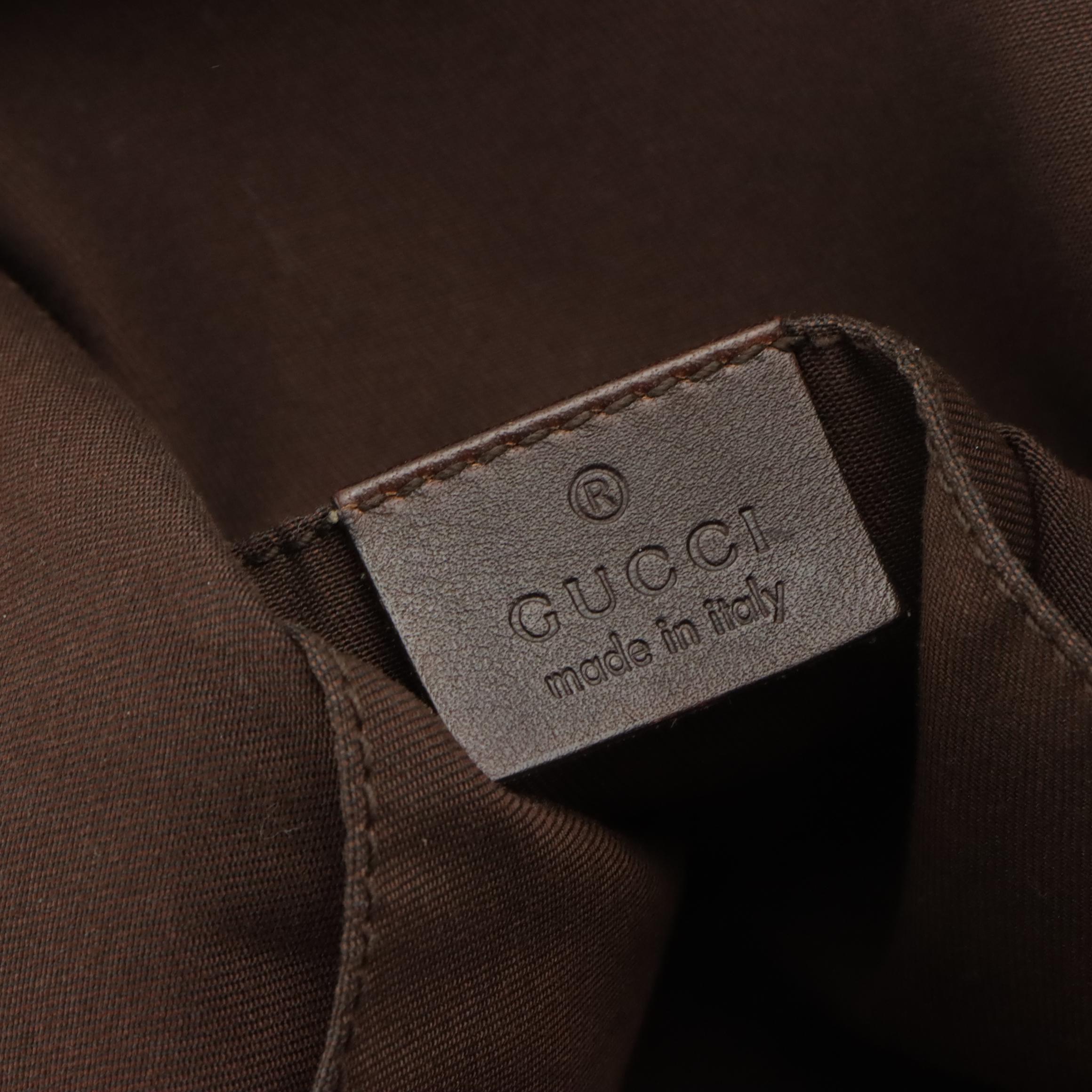 Gucci GG Canvas Web Stripe Tote Bag