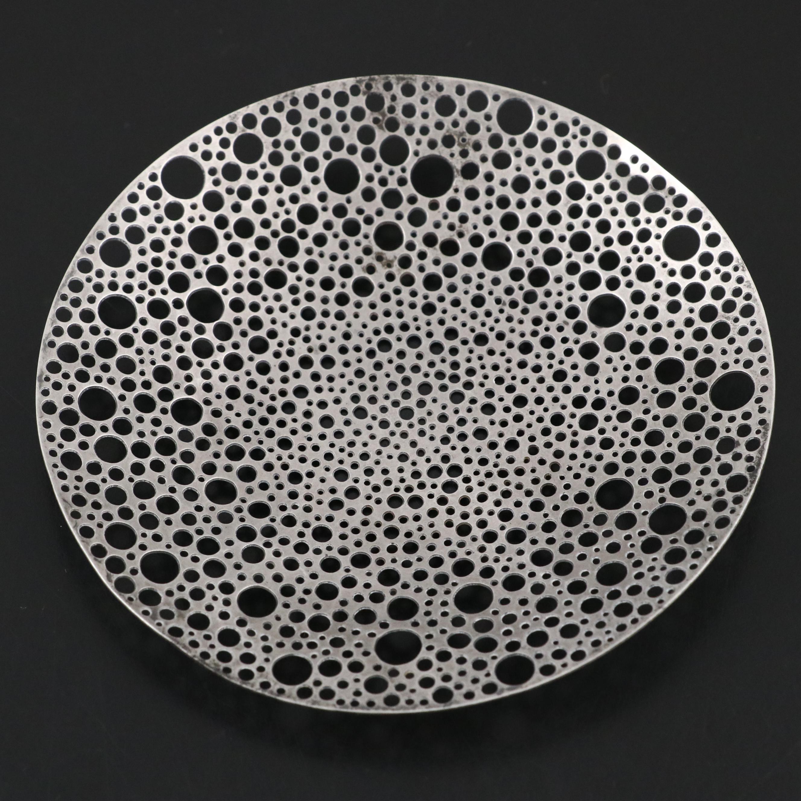 Ted Muehling Sterling Silver Tea Strainer