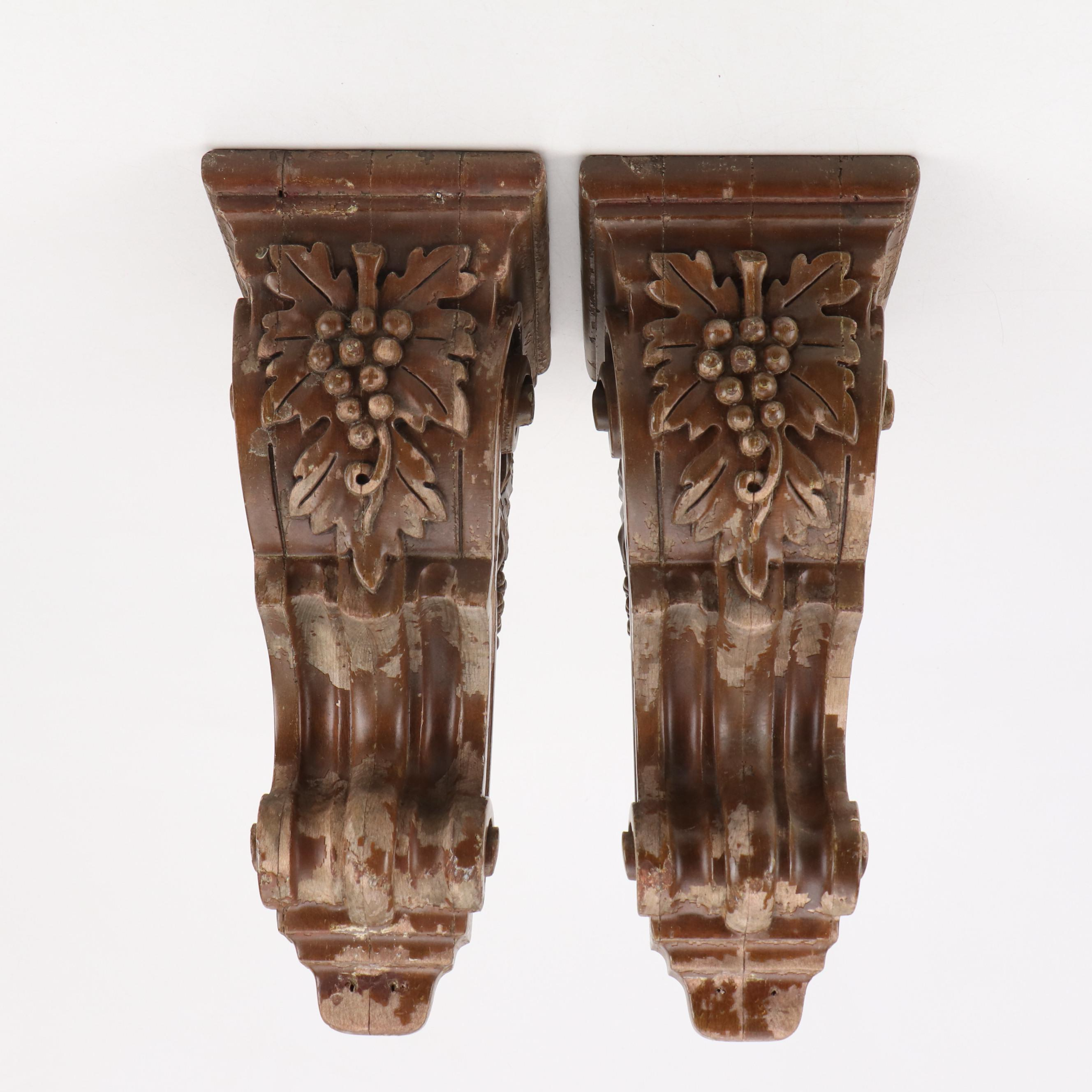 Enkeboll Designs Wooden Corbels with Other Carved Wood Box