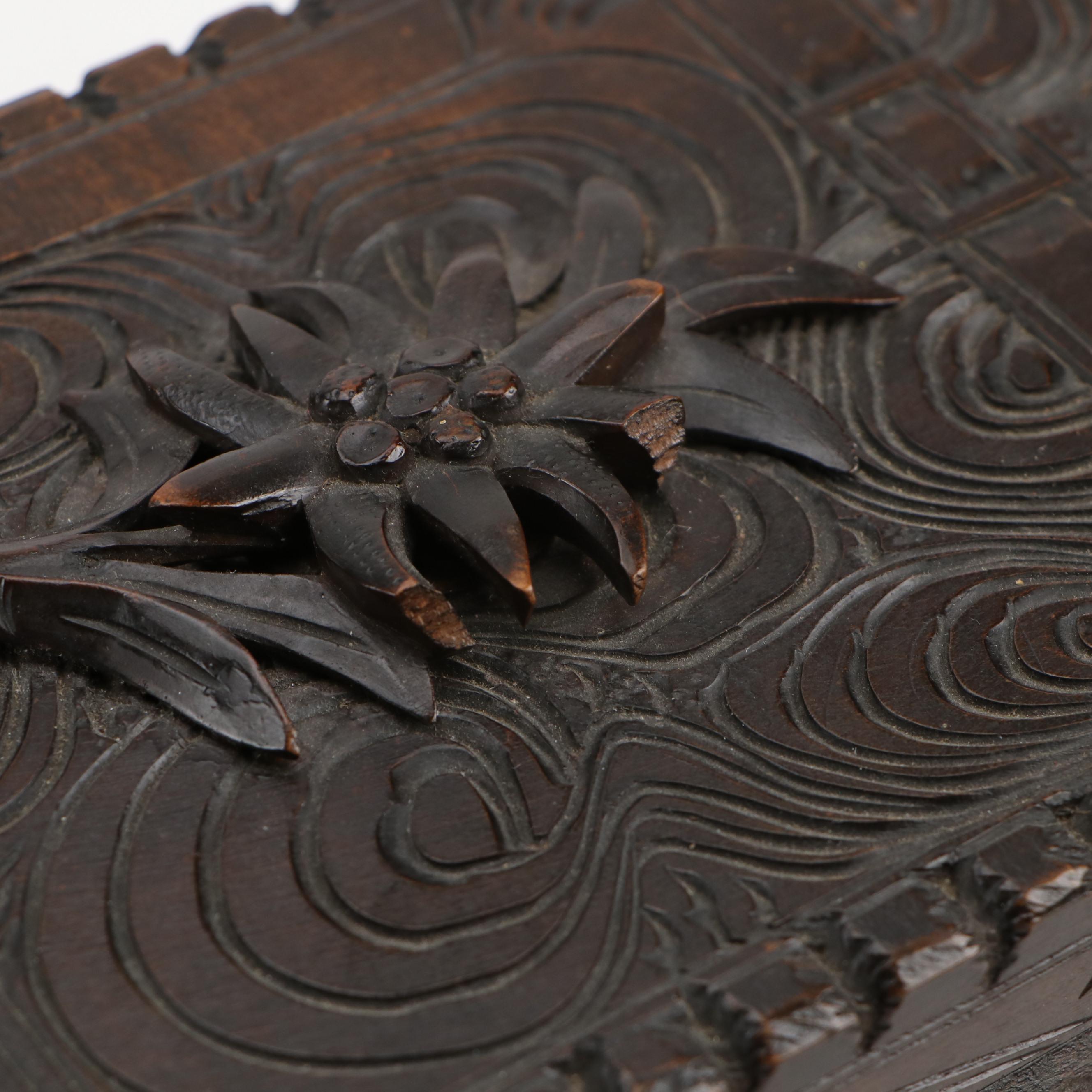 Enkeboll Designs Wooden Corbels with Other Carved Wood Box