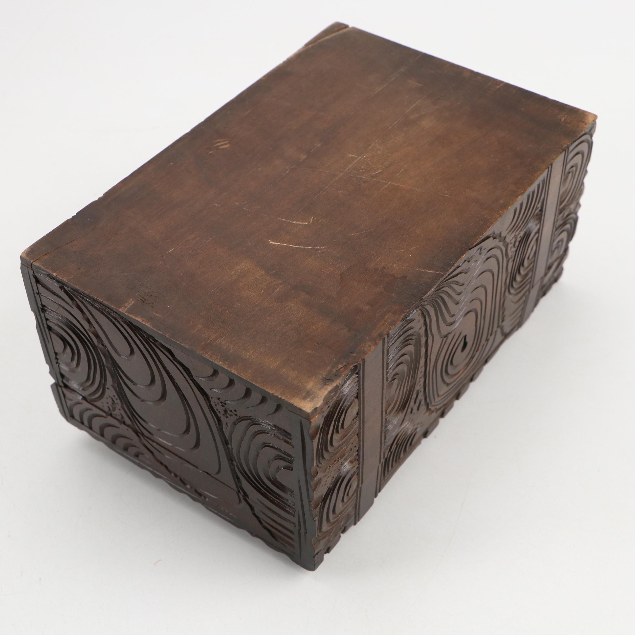 Enkeboll Designs Wooden Corbels with Other Carved Wood Box
