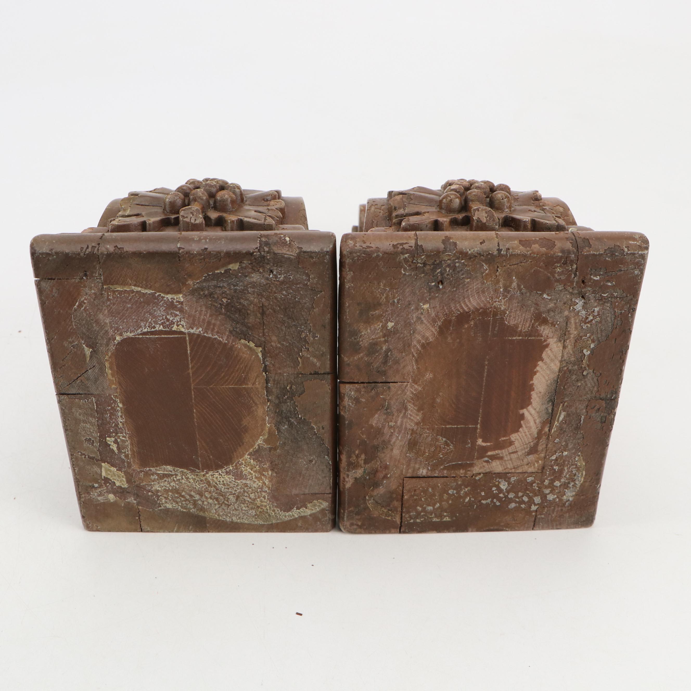 Enkeboll Designs Wooden Corbels with Other Carved Wood Box