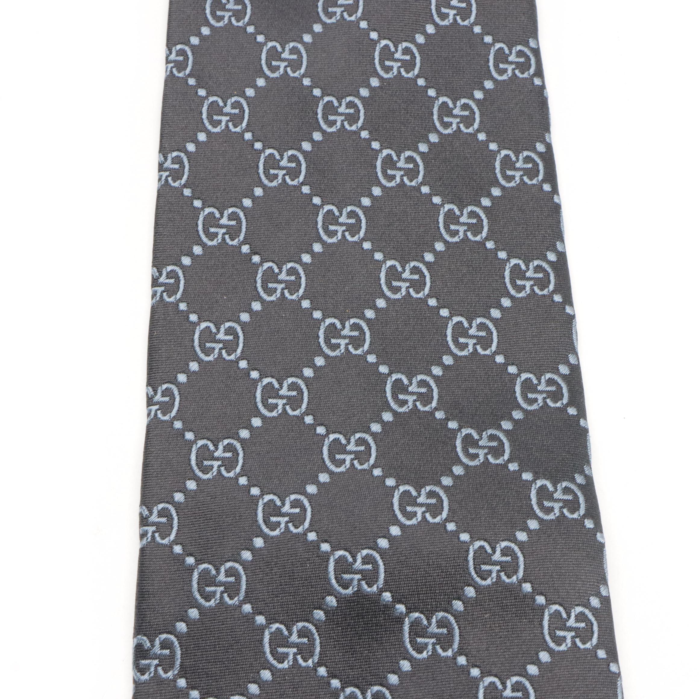 Gucci GG Silk Jacquard Necktie