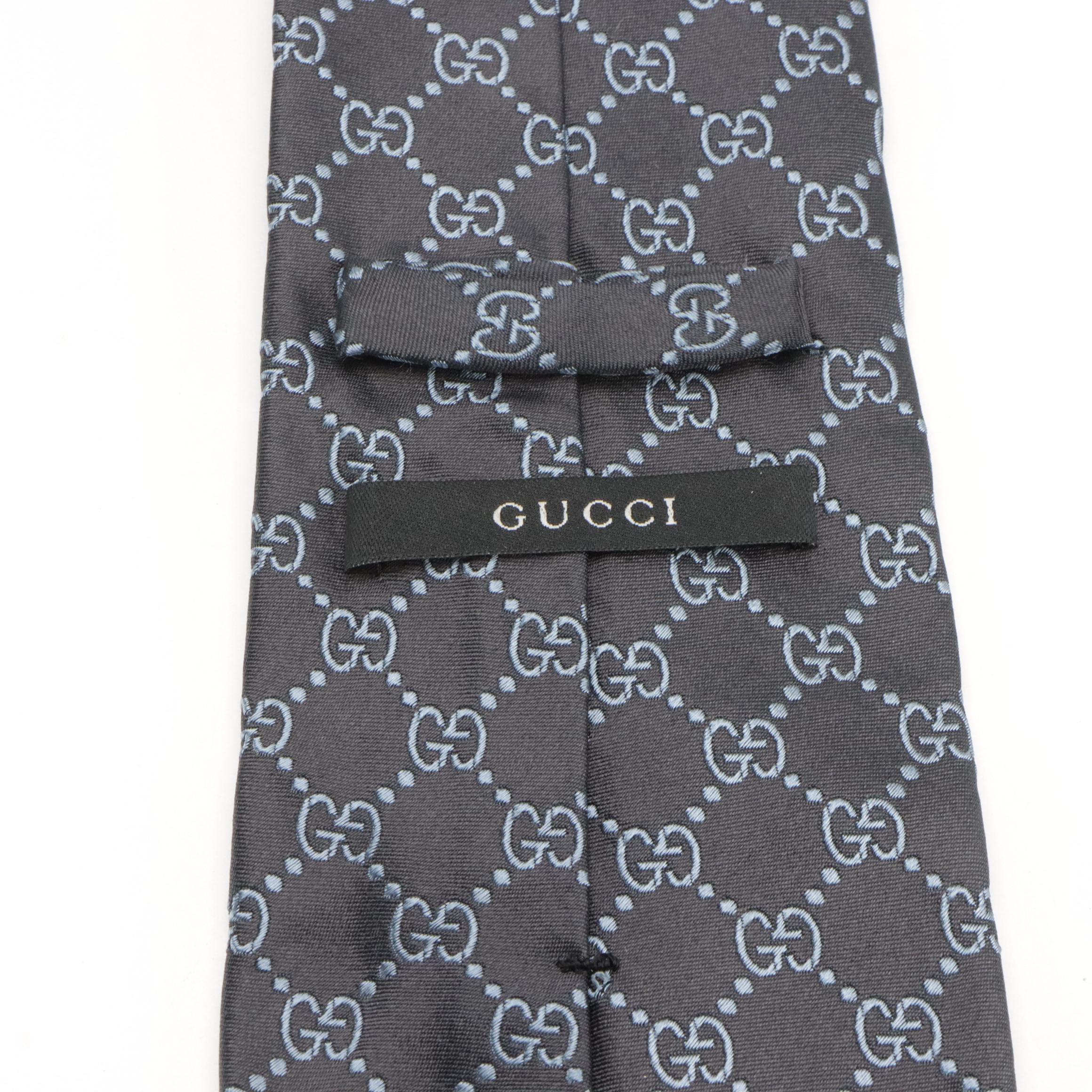 Gucci GG Silk Jacquard Necktie