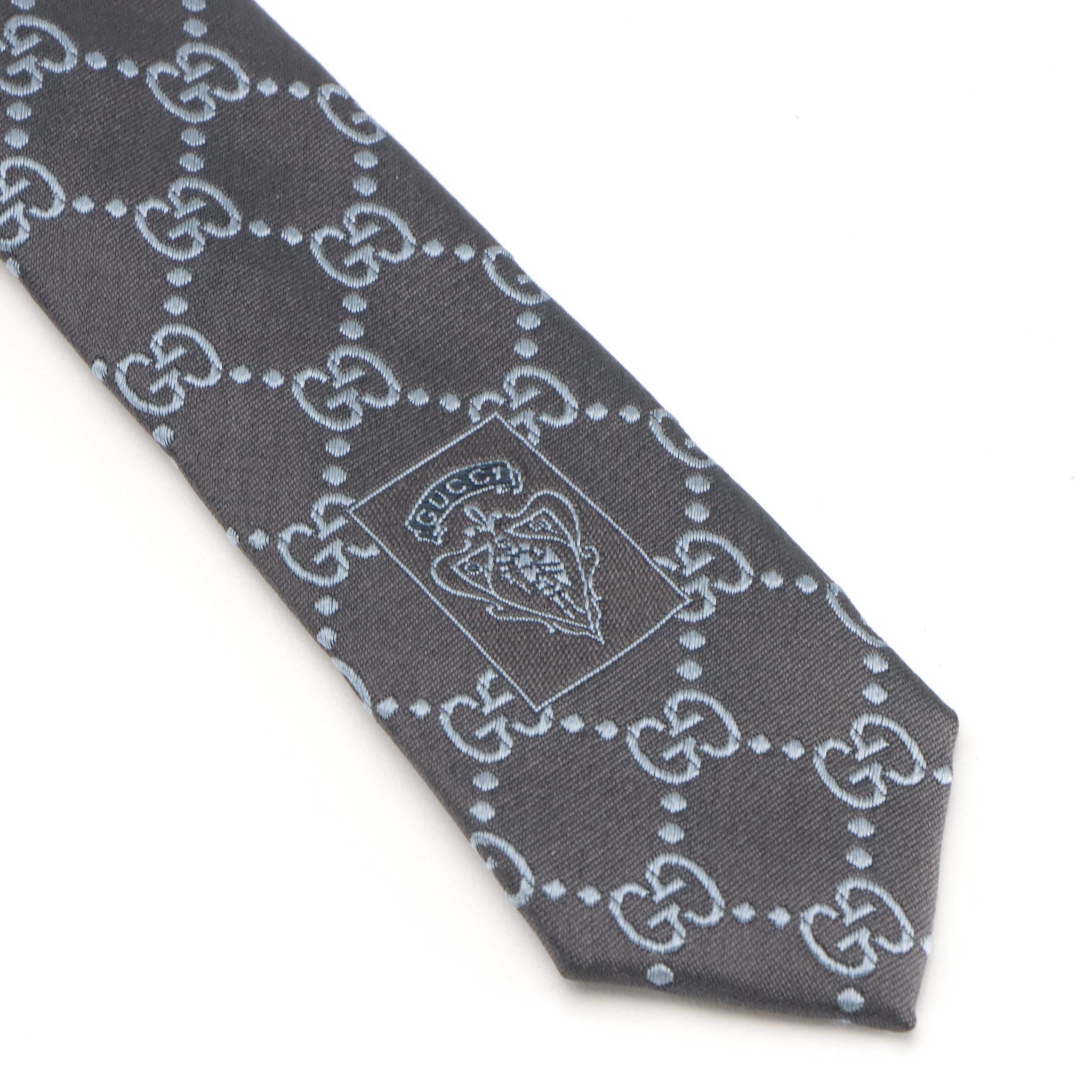 Gucci GG Silk Jacquard Necktie