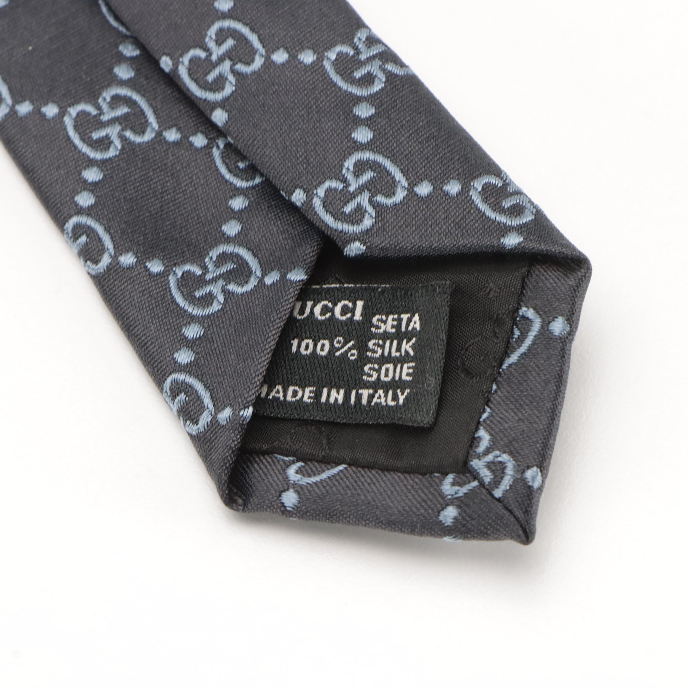 Gucci GG Silk Jacquard Necktie