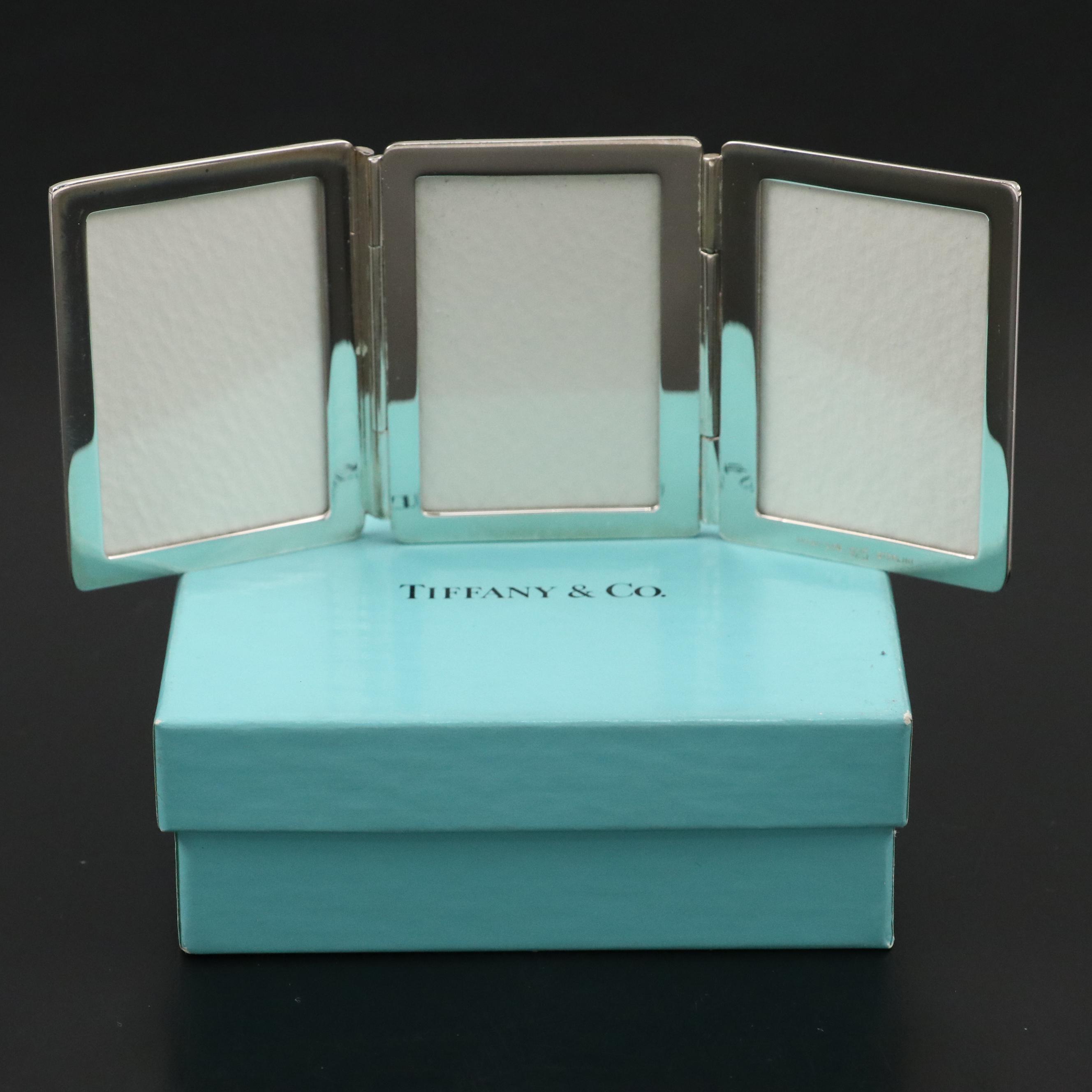 Tiffany & Co. Sterling Silver Folding Travel Frame