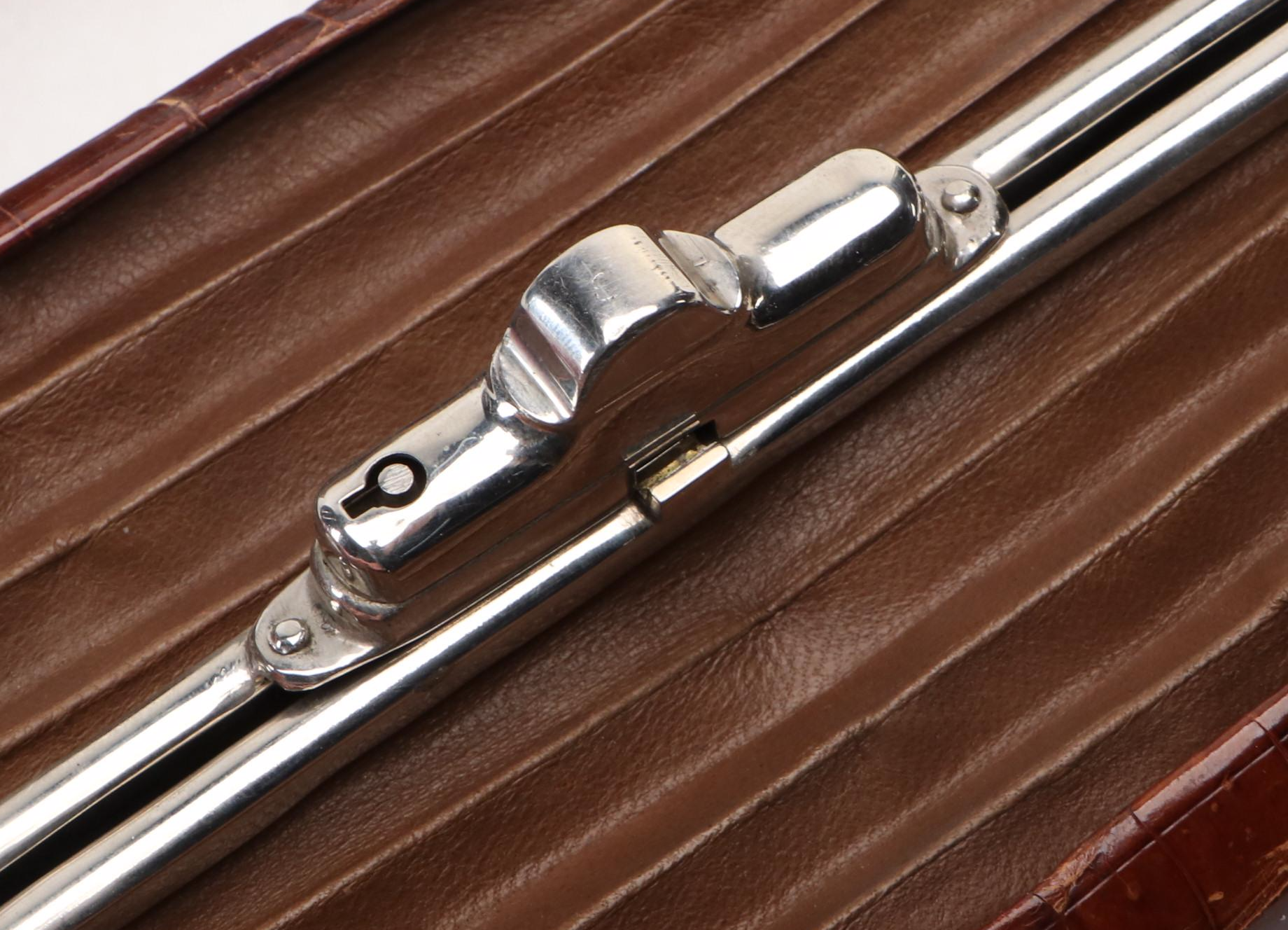 Duk-It Humidor, Meerschaum Pipes, Embossed Alligator Cigarette Case