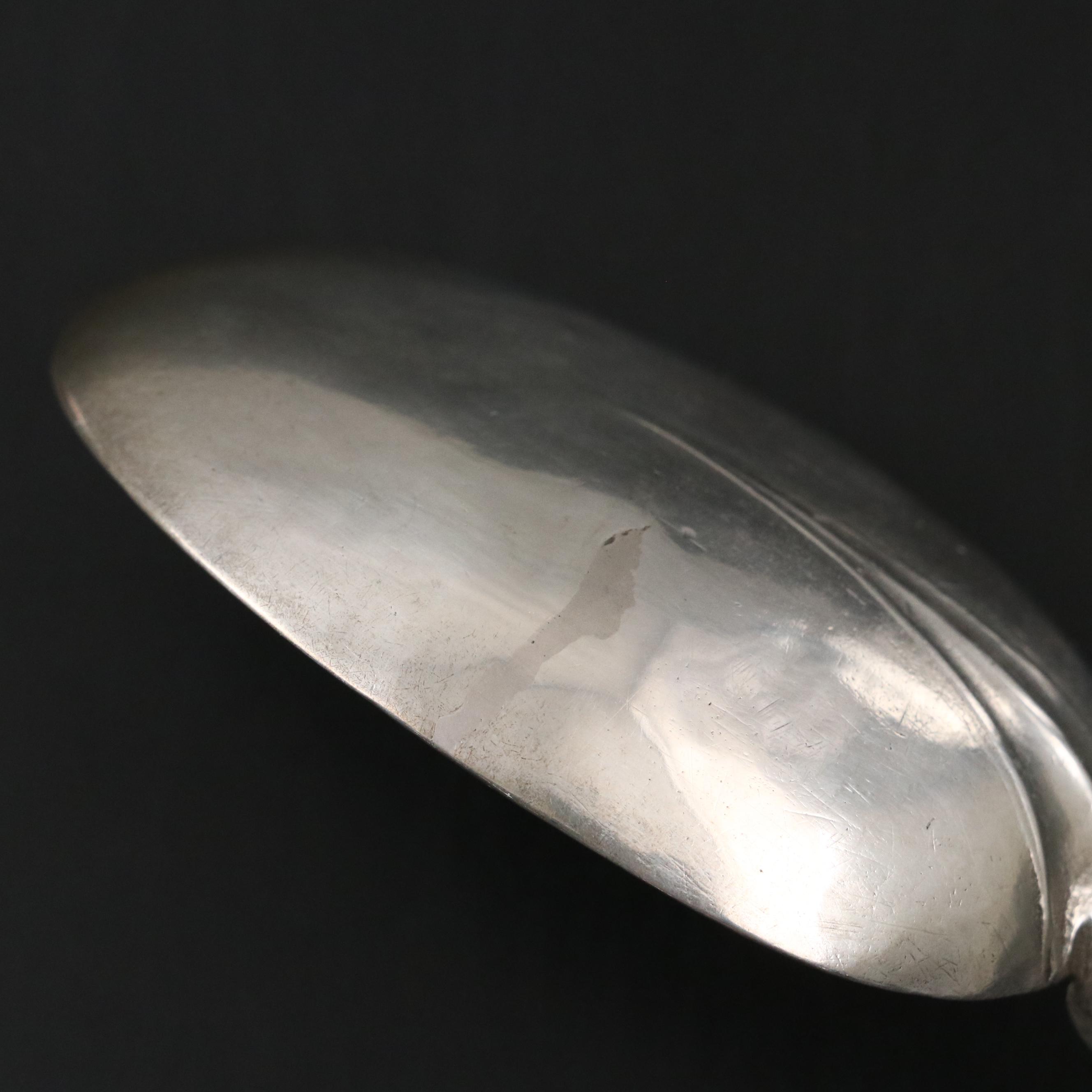 Antique William Mathew English Sterling Silver Spoon, 1683