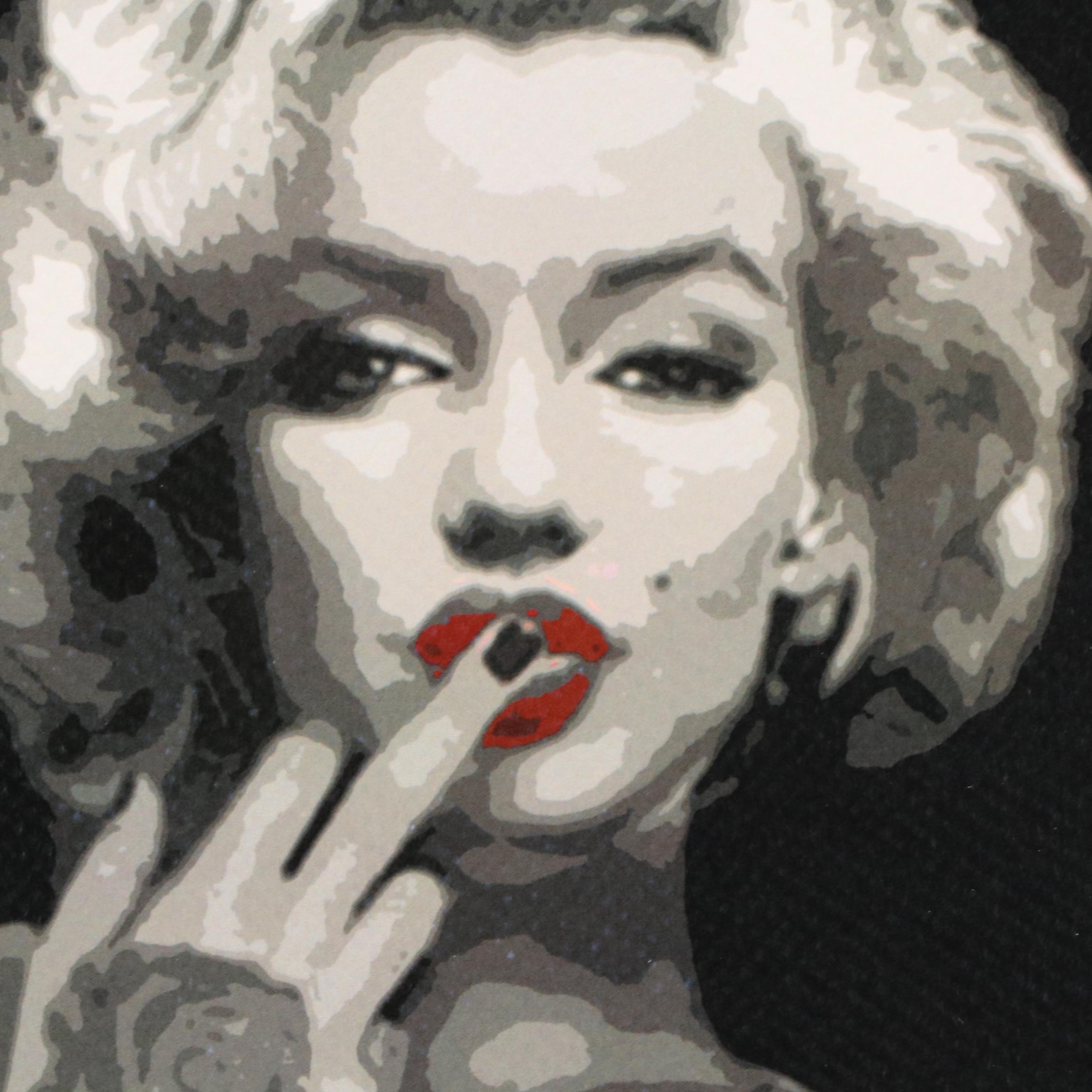 Death NYC Pop Art Graphic Print Featuring Marilyn Monroe Modified x Haring, 2024