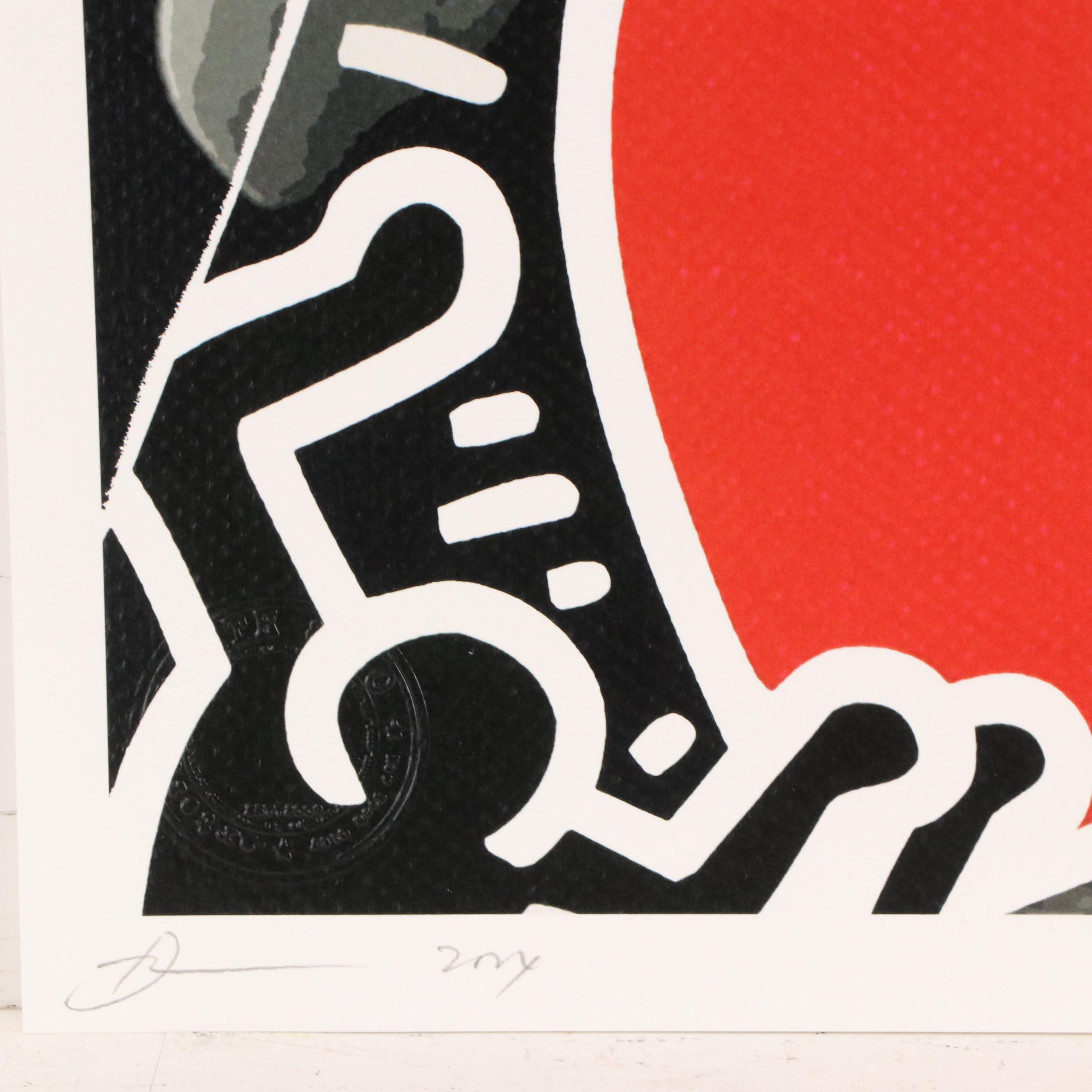 Death NYC Pop Art Graphic Print Featuring Marilyn Monroe Modified x Haring, 2024