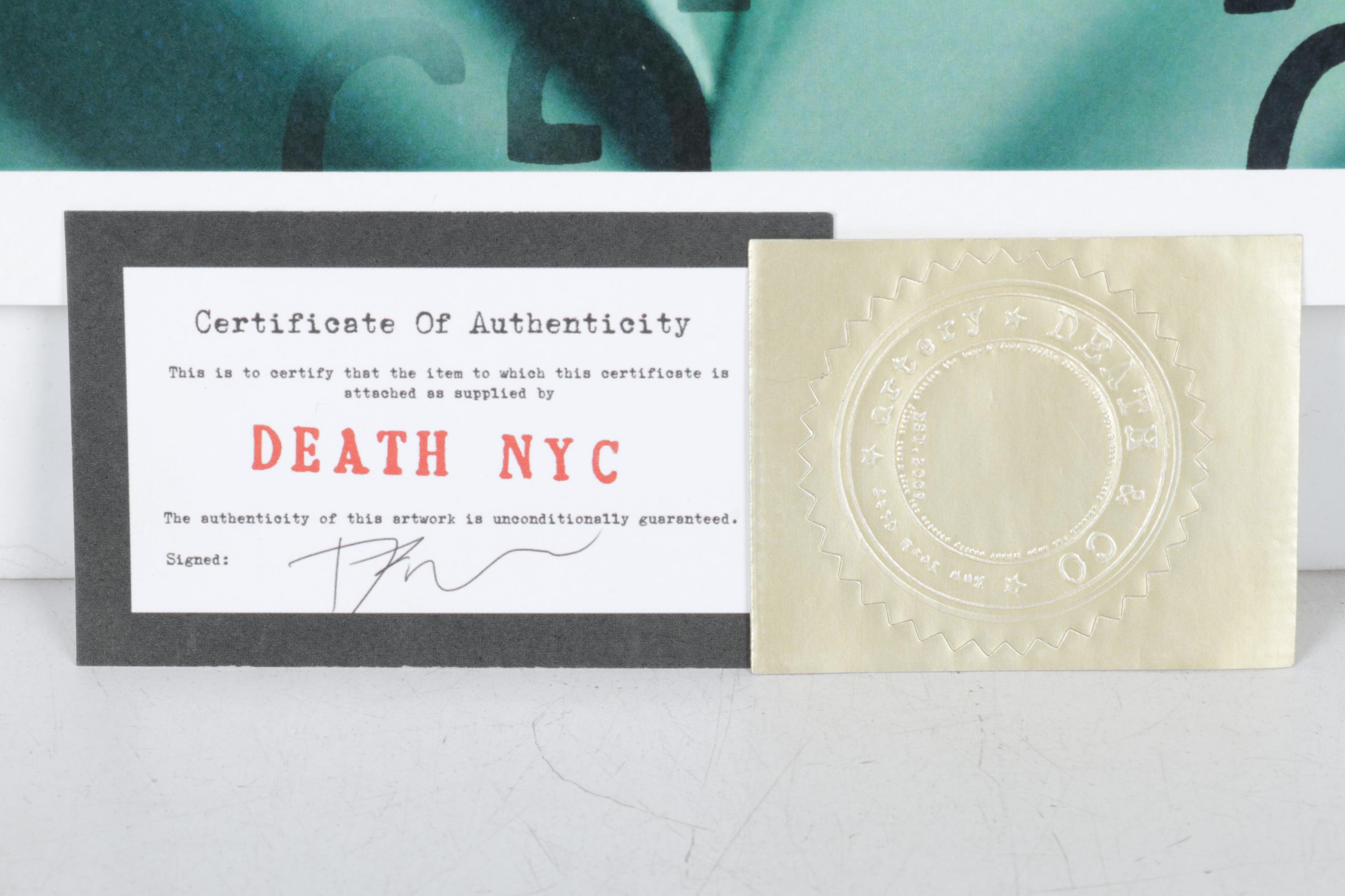 Death NYC Pop Art Homage to Gucci x White Tiger, 2025