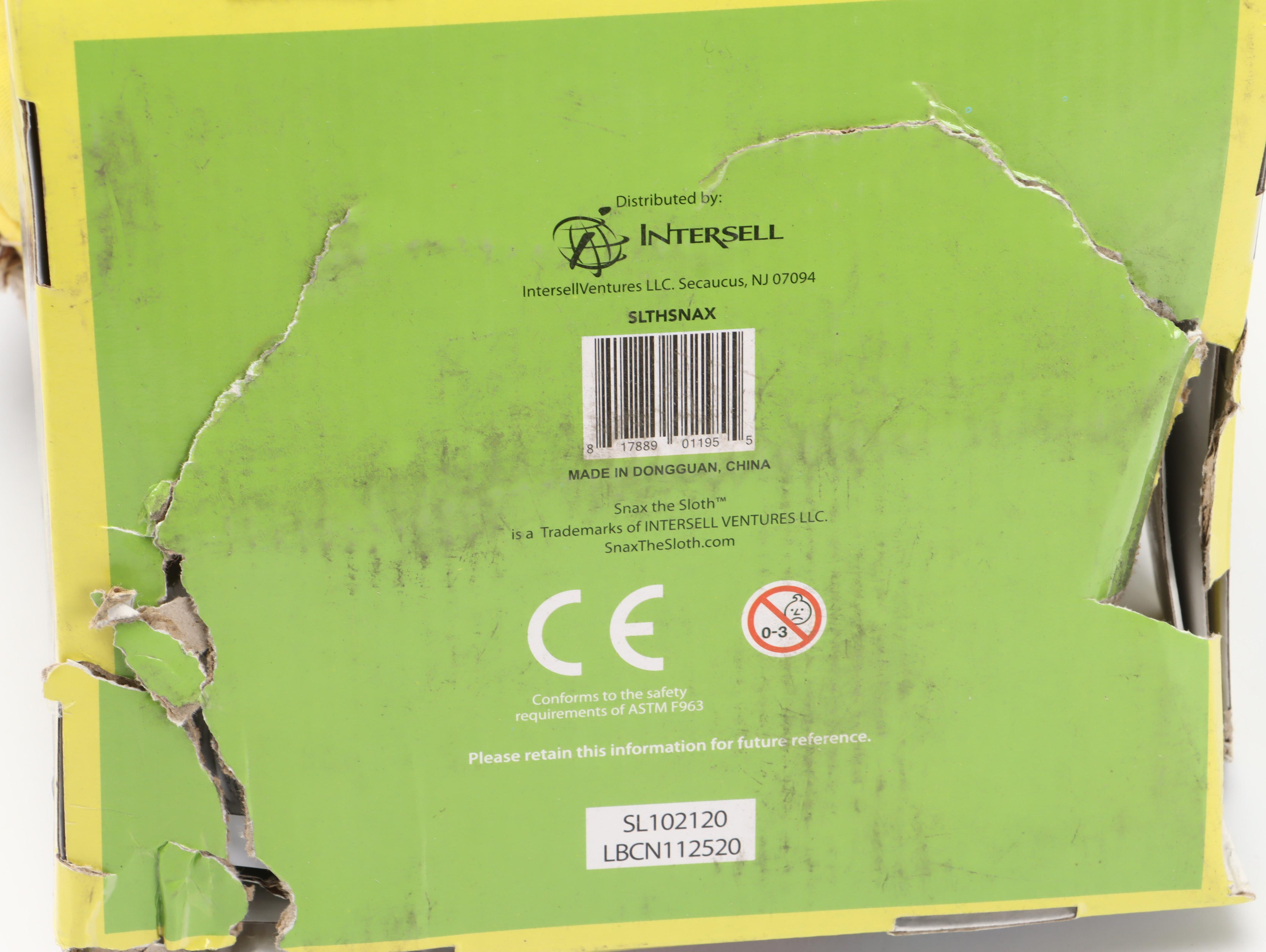 Snax the Sloth and Interactive Plush Elephant