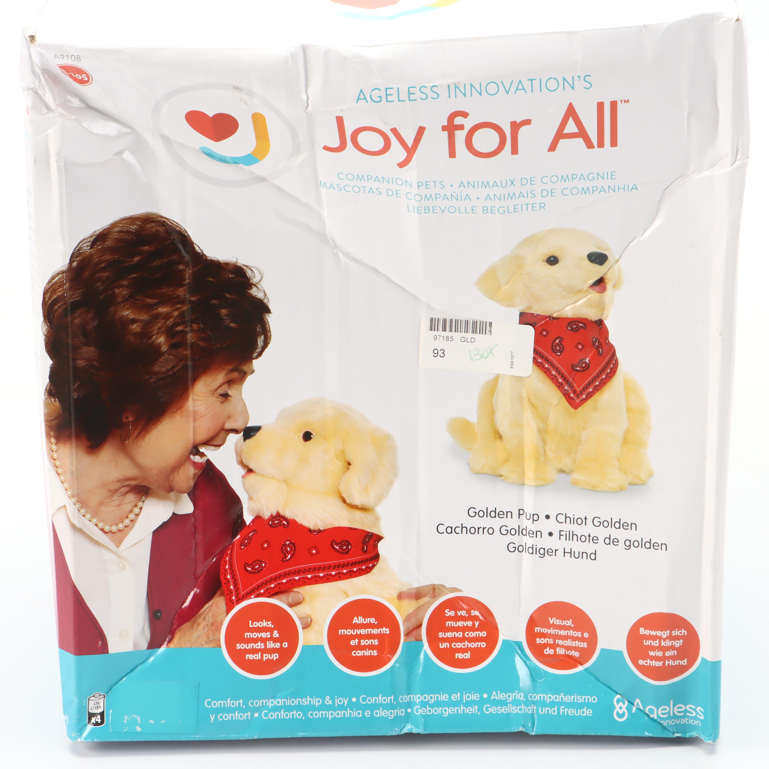 Snax the Sloth and Golden Pup Electronic Plush Toys