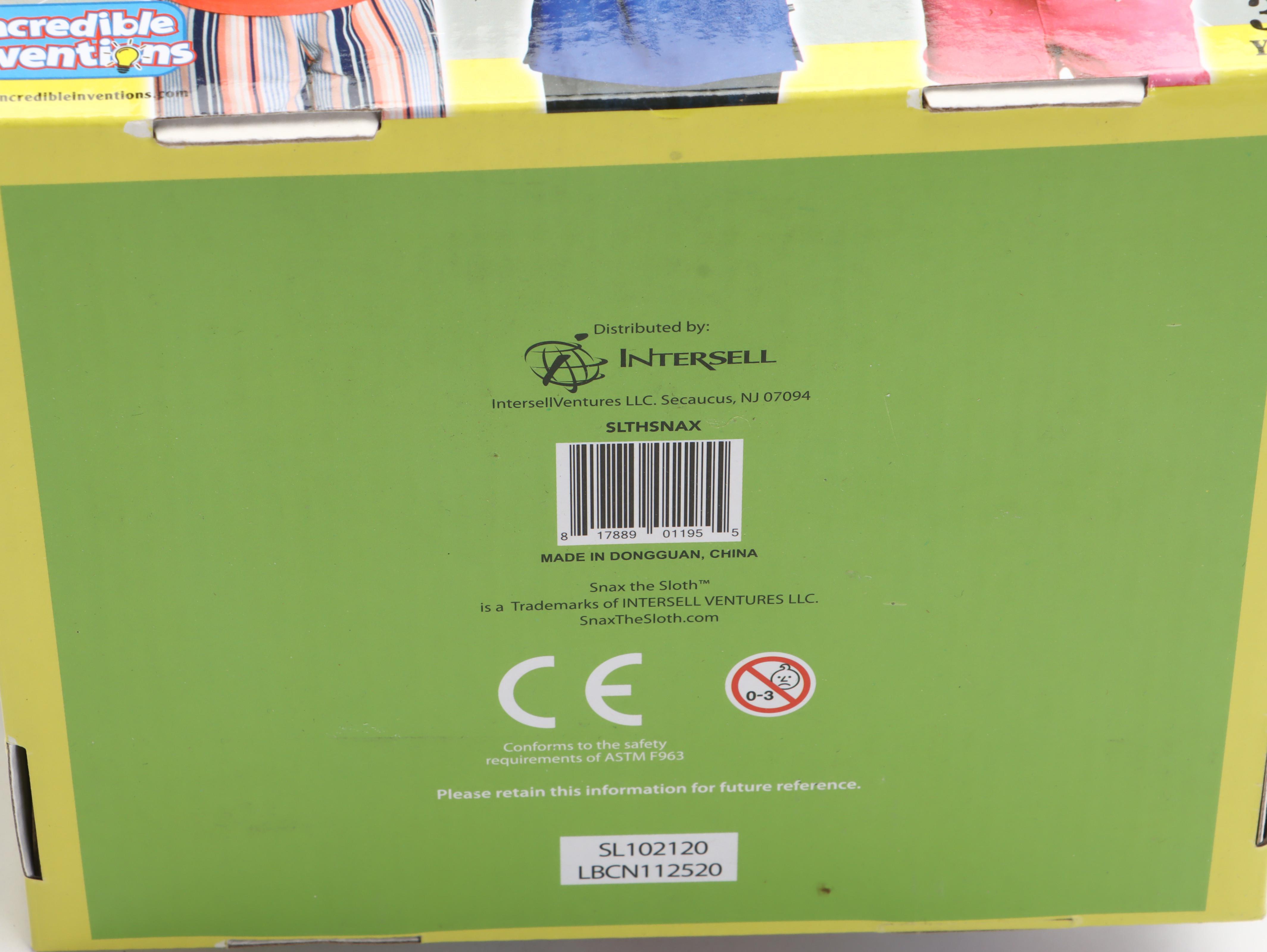 Snax the Sloth with GUND Sleepy Eyes Owl Soother and Alora the Unicorn