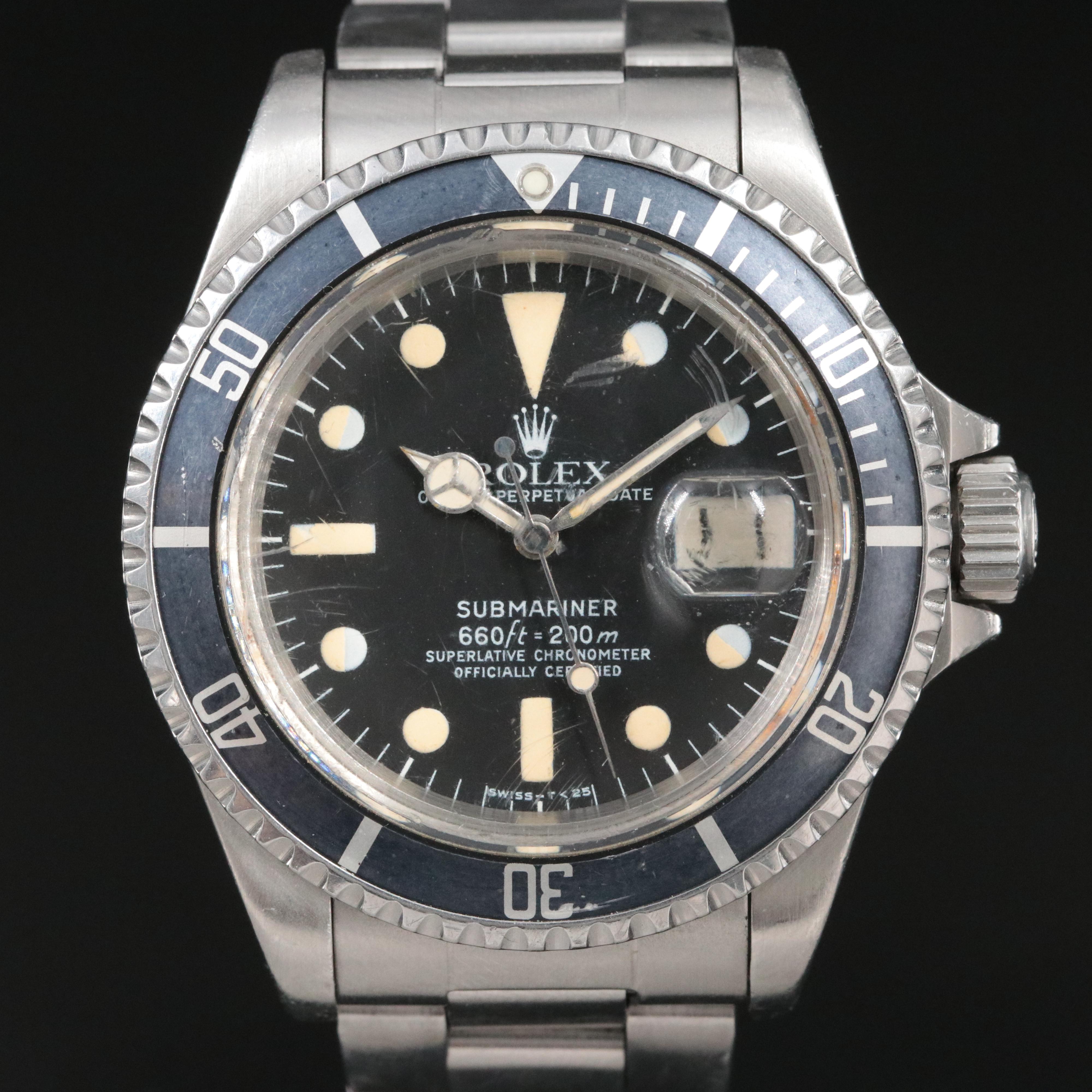 1975 Rolex Submariner Date Watch