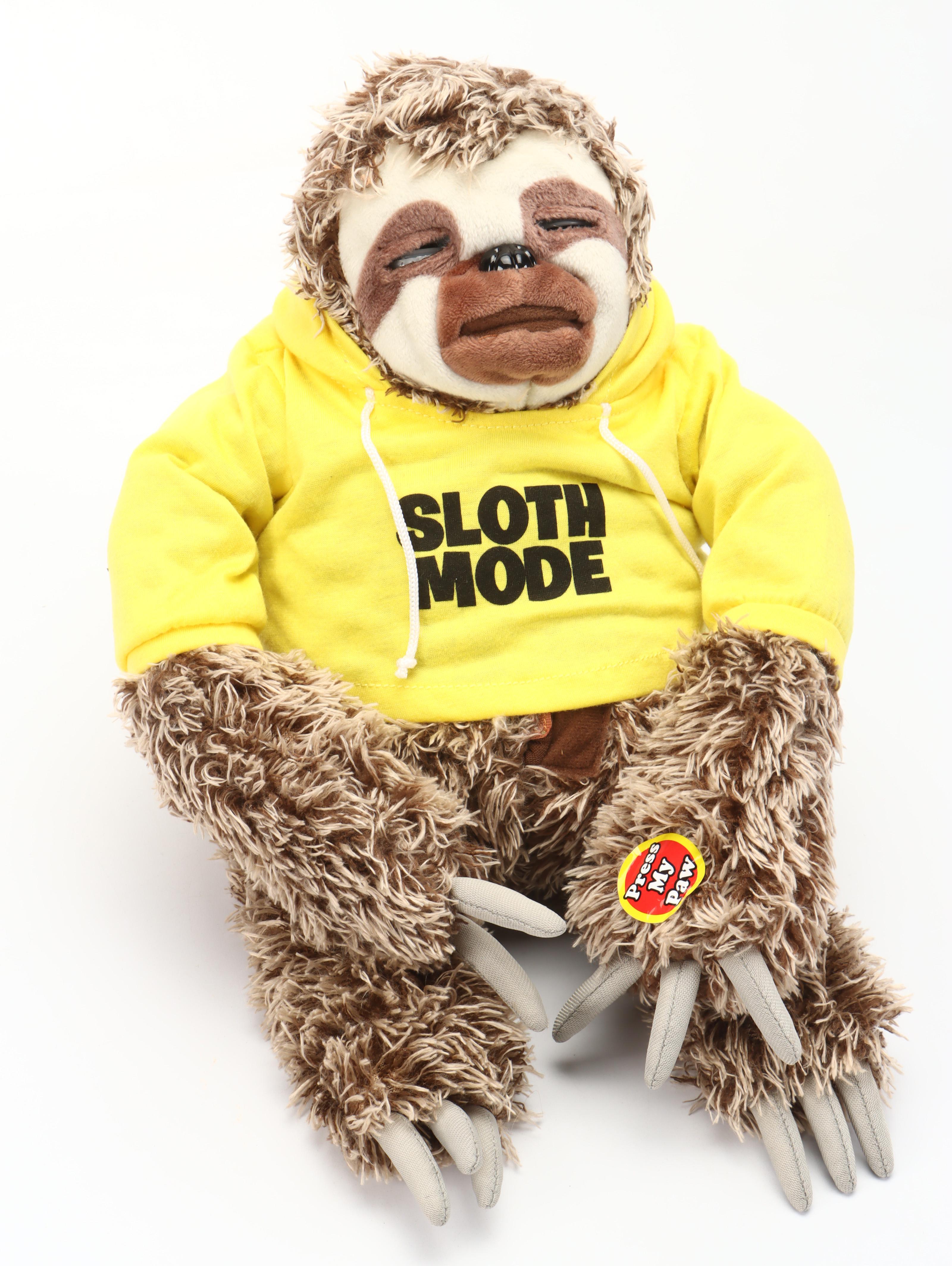 Snax the Sloth and Interactive Plush Elephant
