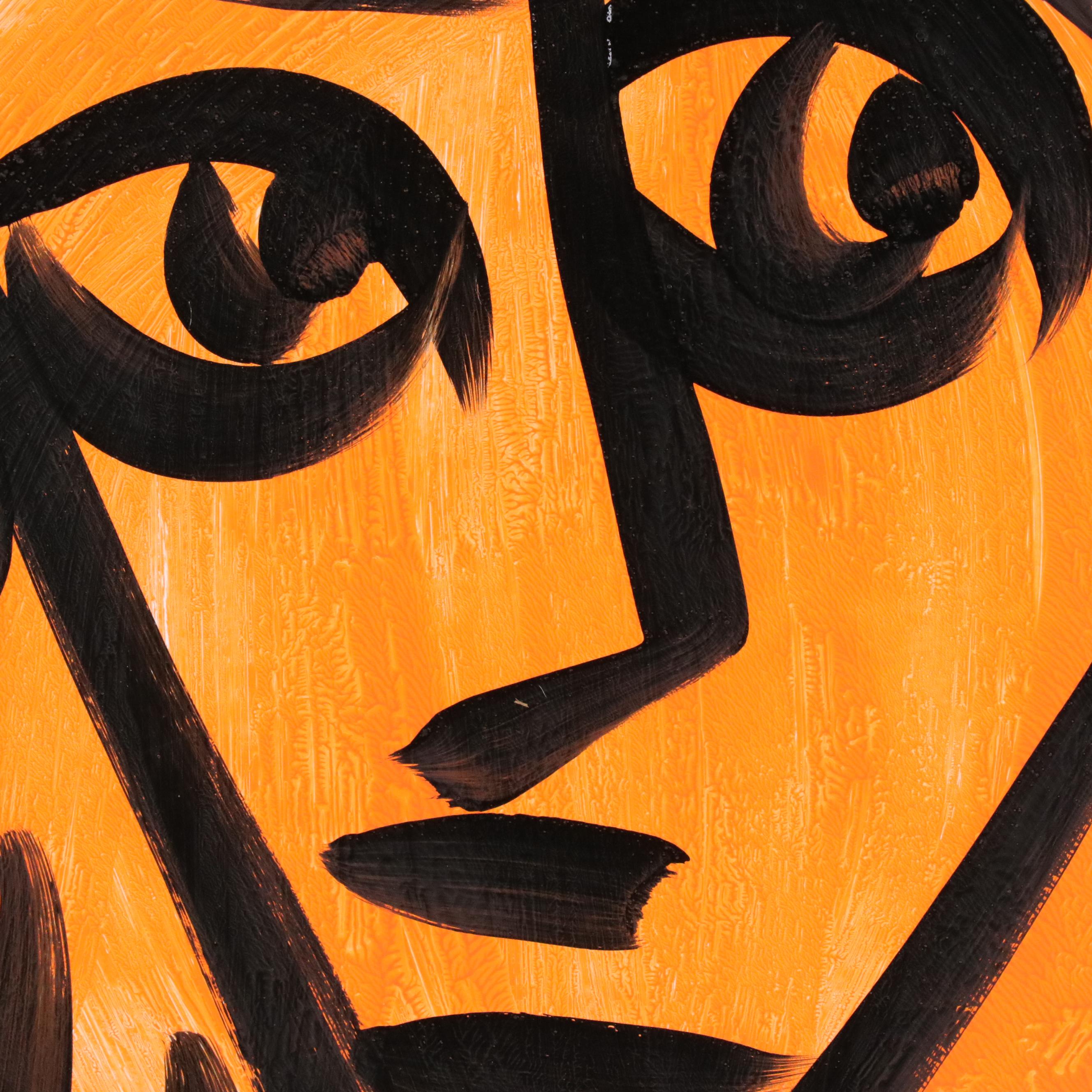 Peter Keil Abstract Acrylic Portrait