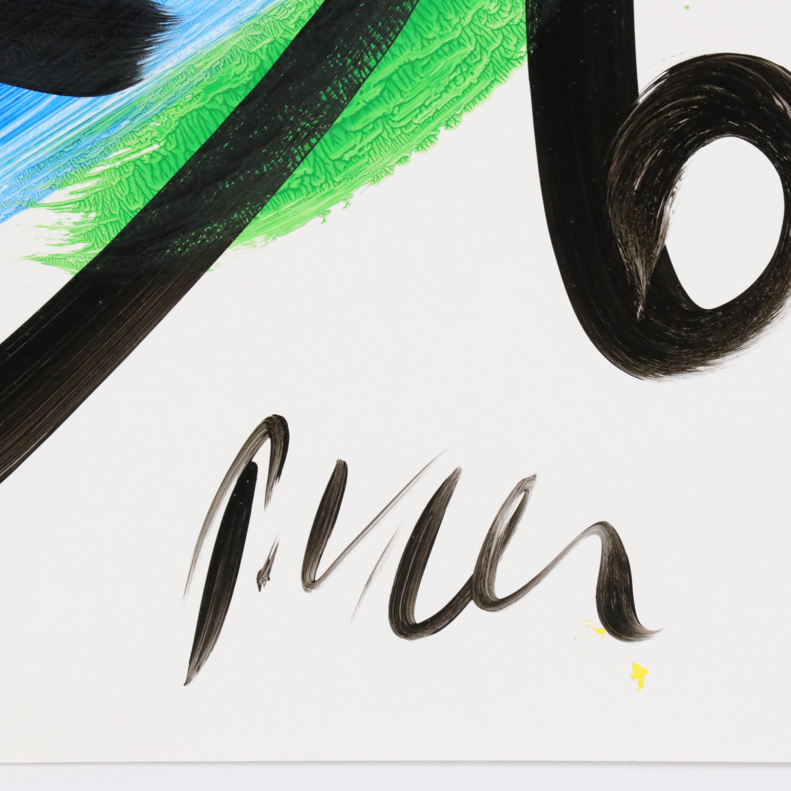 Peter Keil Abstract Acrylic Portrait