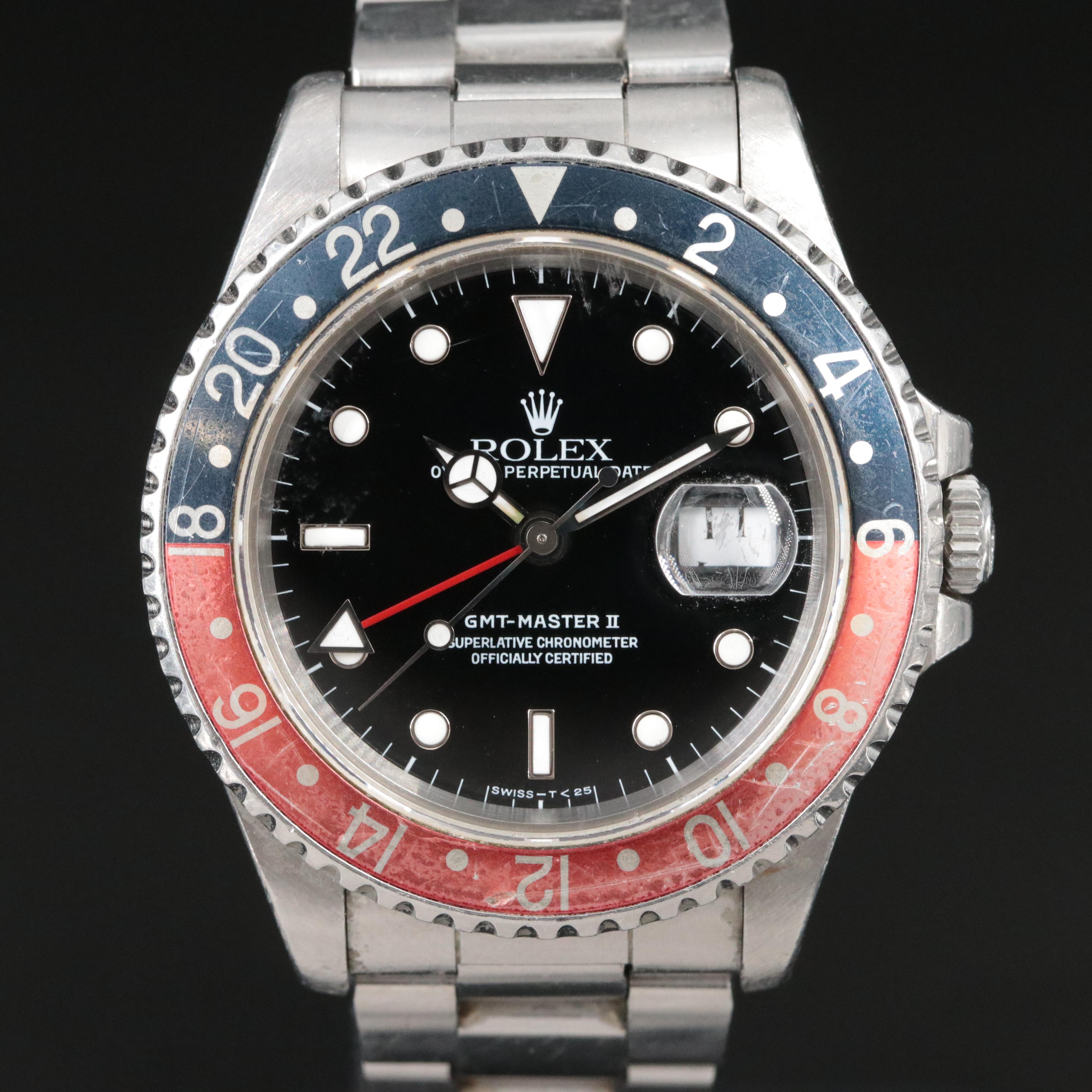 1989 Rolex GMT-Master II Superlative Chronometer Date Watch