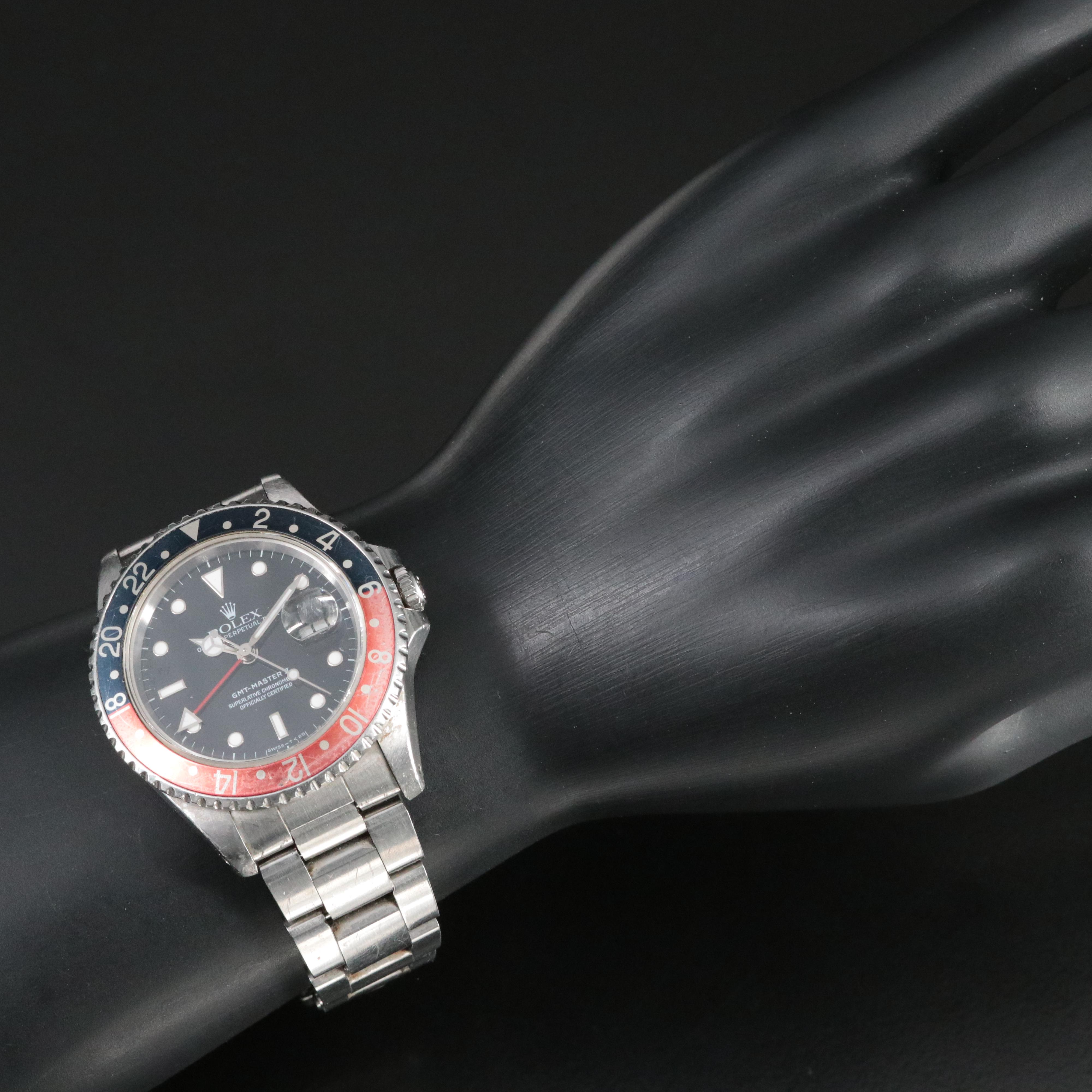 1989 Rolex GMT-Master II Superlative Chronometer Date Watch