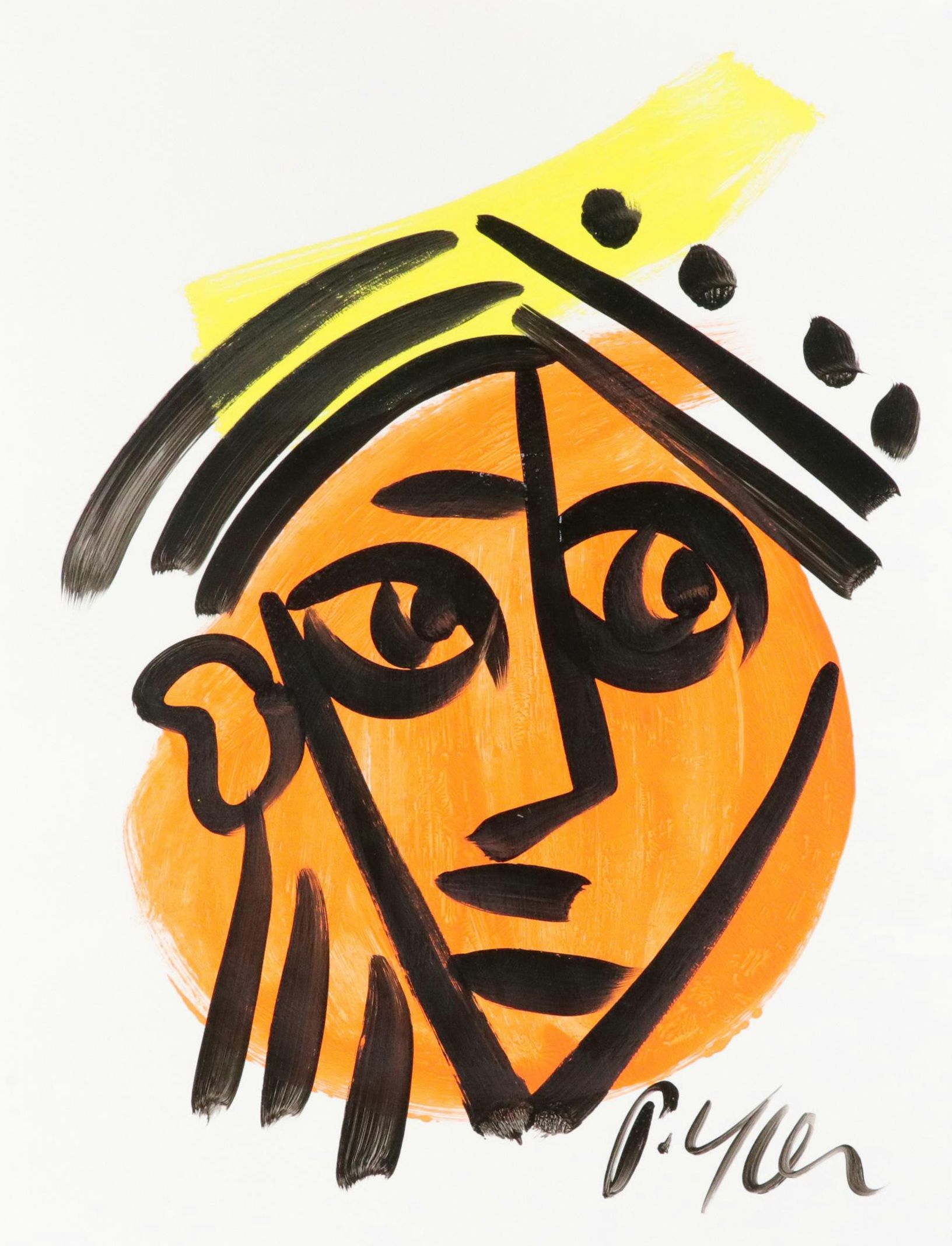 Peter Keil Abstract Acrylic Portrait